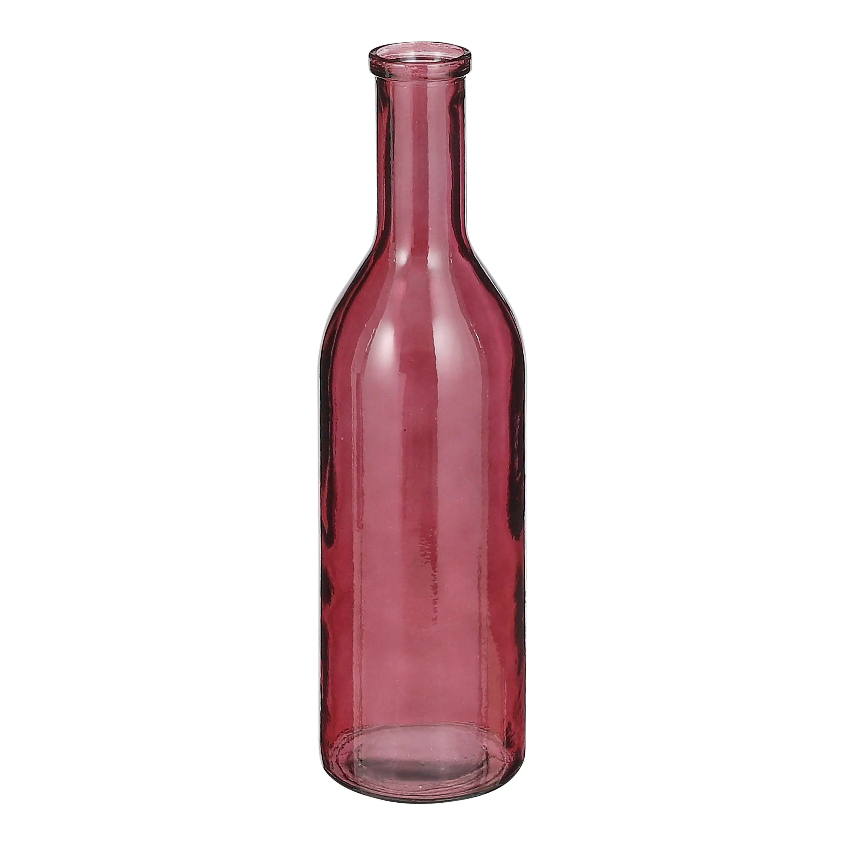 Mica Decorations Flaschenvase Rioja Glas Ø 15 x 50 cm bordeaux 