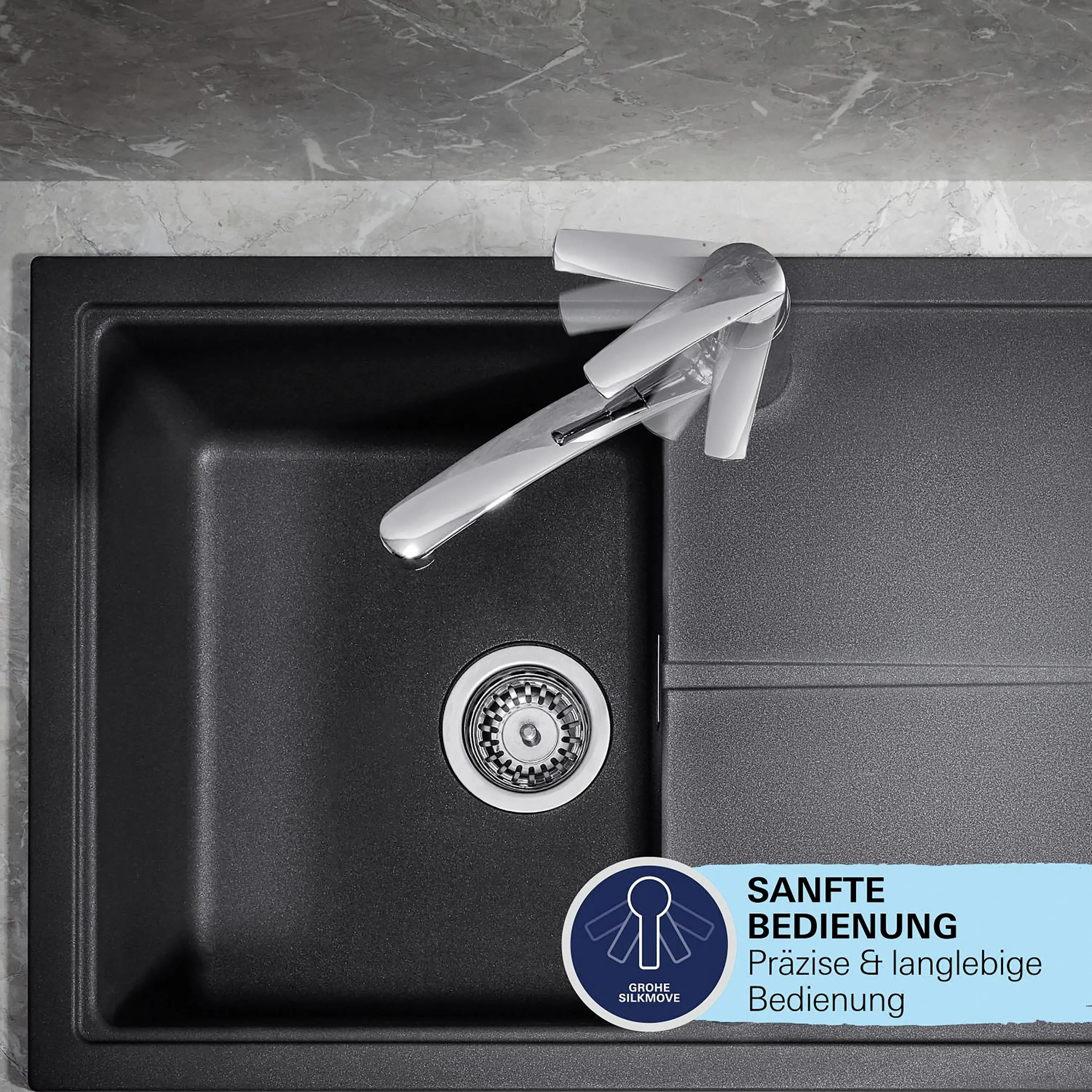 Grohe Quickfix Küchenarmatur Start chrom