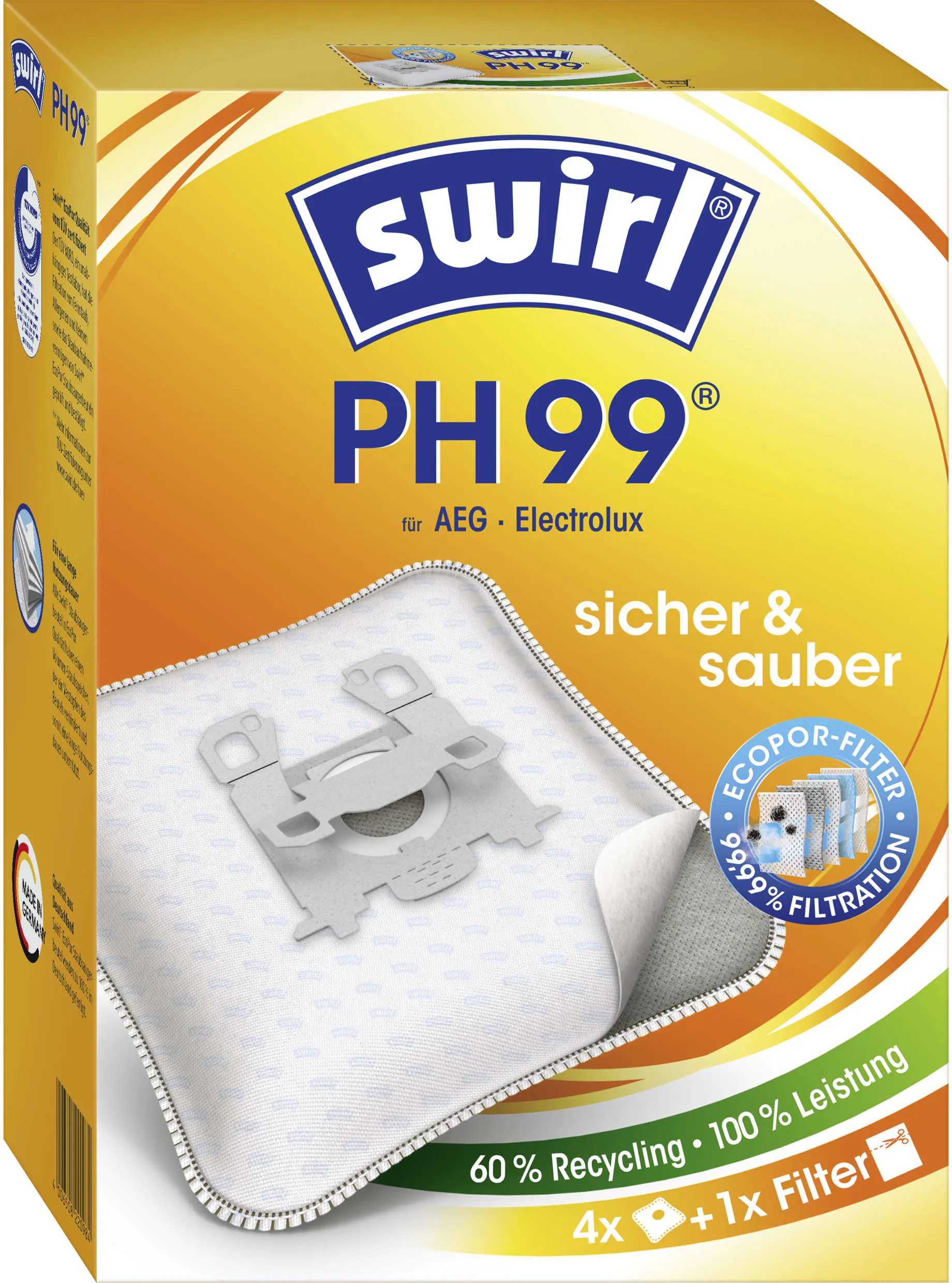 Swirl PH 99 Staubsaugerbeutel