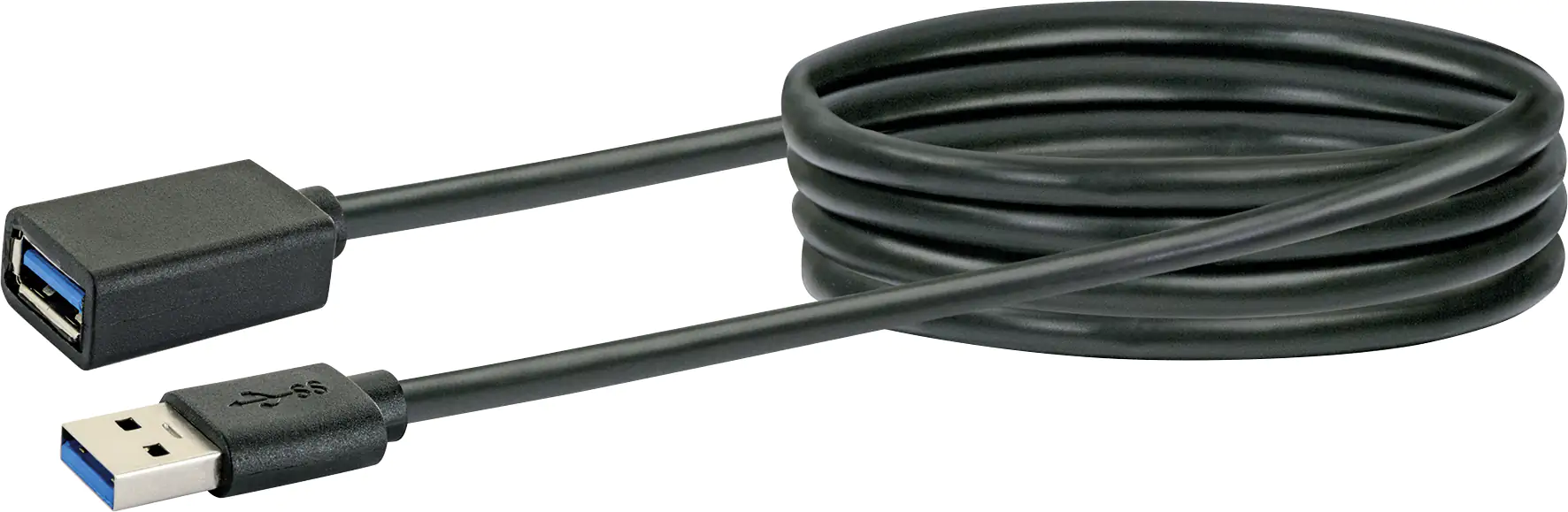 Schwaiger USB 3.0 Verlängerungskabel CK1533 531 schwarz, 3m, 1x USB 3.0 A Stecker / 1x USB 3.0 A Buc