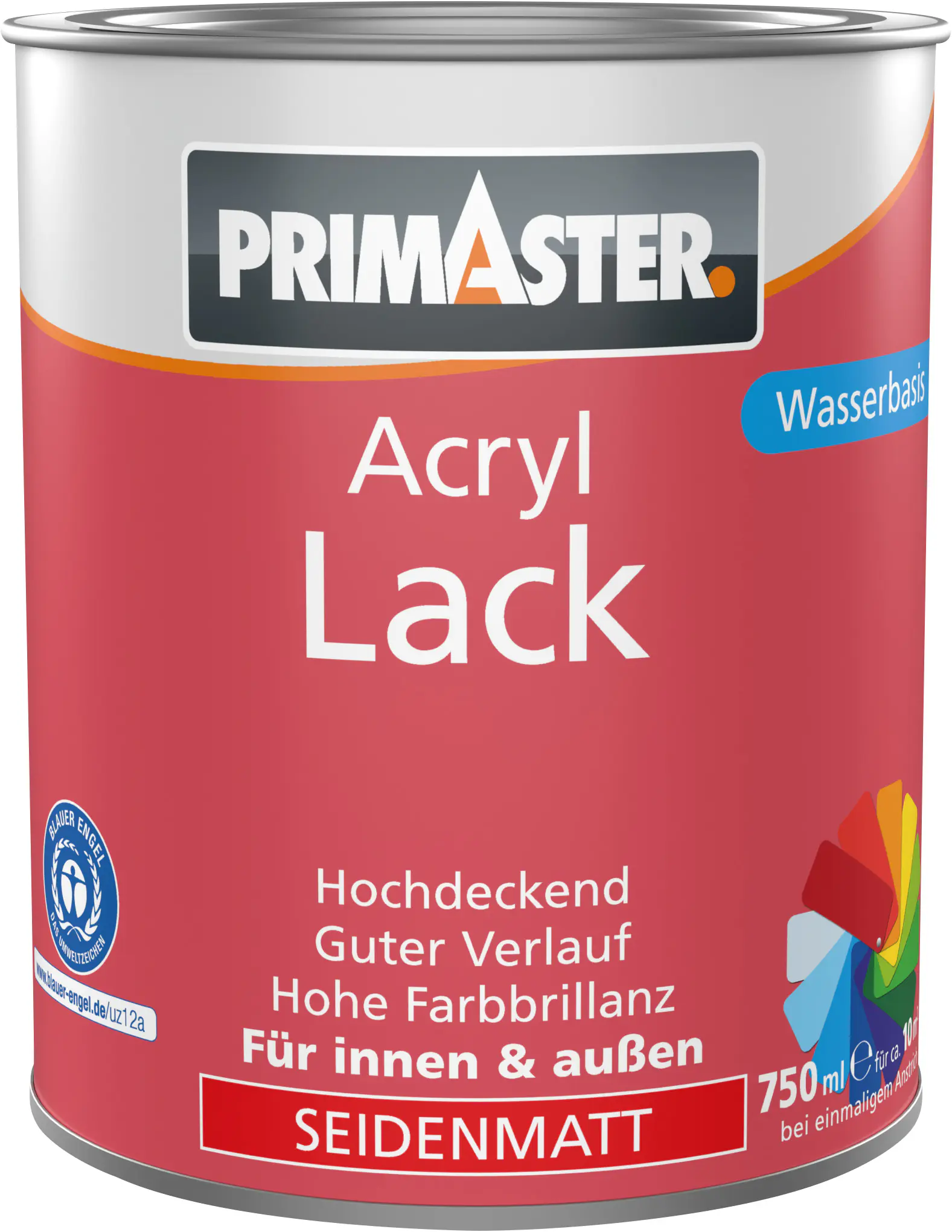 Primaster Acryl Lack cremeweiß seidenmatt 750 ml