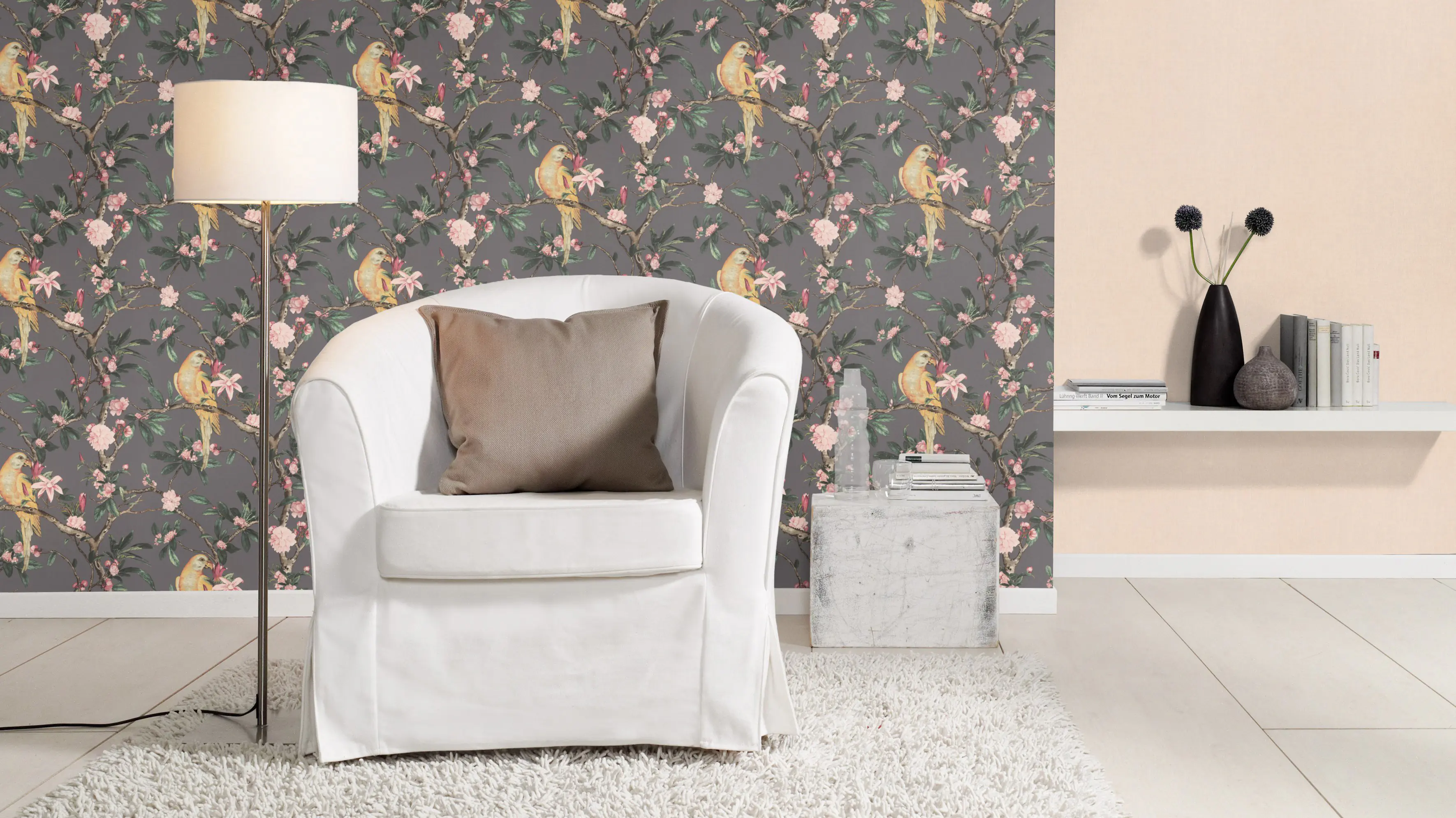 Rasch Vliestapete 424003 Poetry uni rosa 10,05 x 0,53 m Rasch Vliestapete 424003 Poetry uni rosa 10,05 x 0,53 m