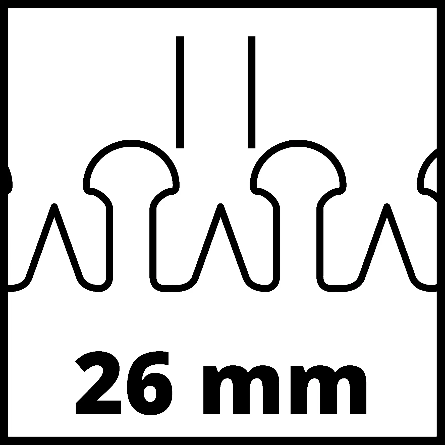 Einhell Akku Heckenschere GE-CH 36/61 Li-Solo 61 cm Schnittlänge