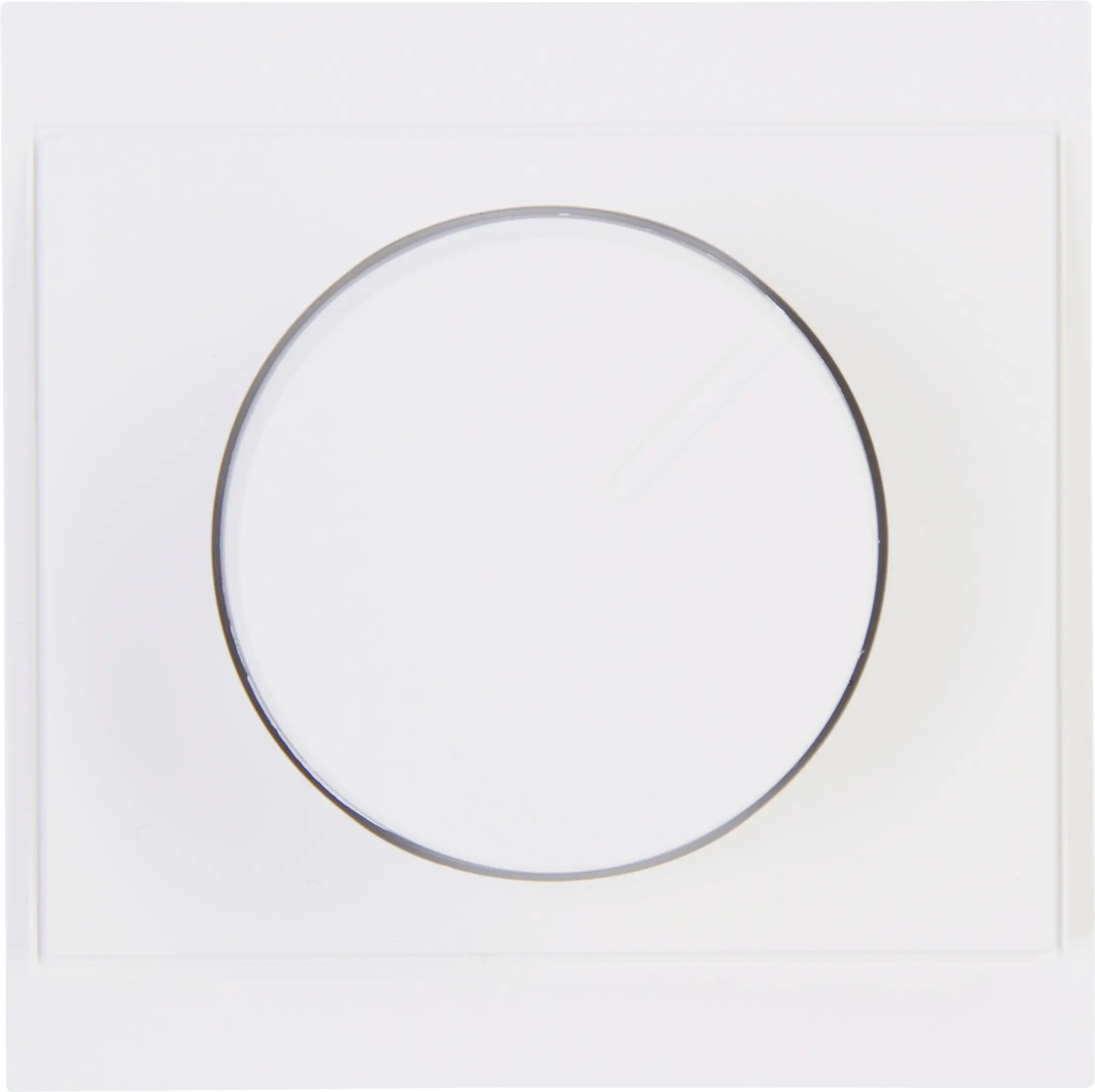 Kopp Abdeckung für Druck- Wechseldimmer Malta, arktisweiß, 312313186