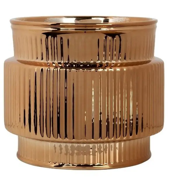 Kolibri Home Übertopf Allure Shiny Keramik Ø 12 x 12 cm 3-fach sortiert