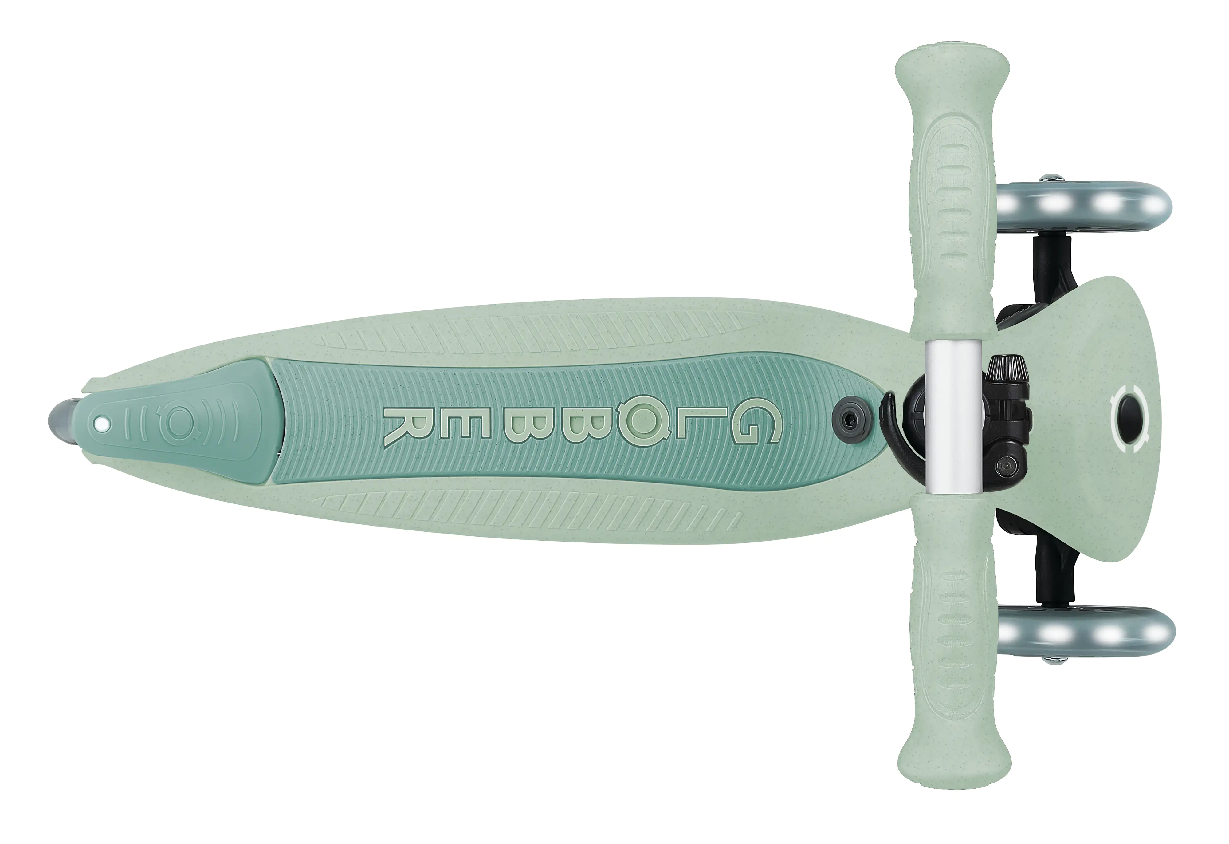 Globber 3-in-1 Fahrzeug Go-Up Active Lights Eco pistazie mit Leuchtrollen