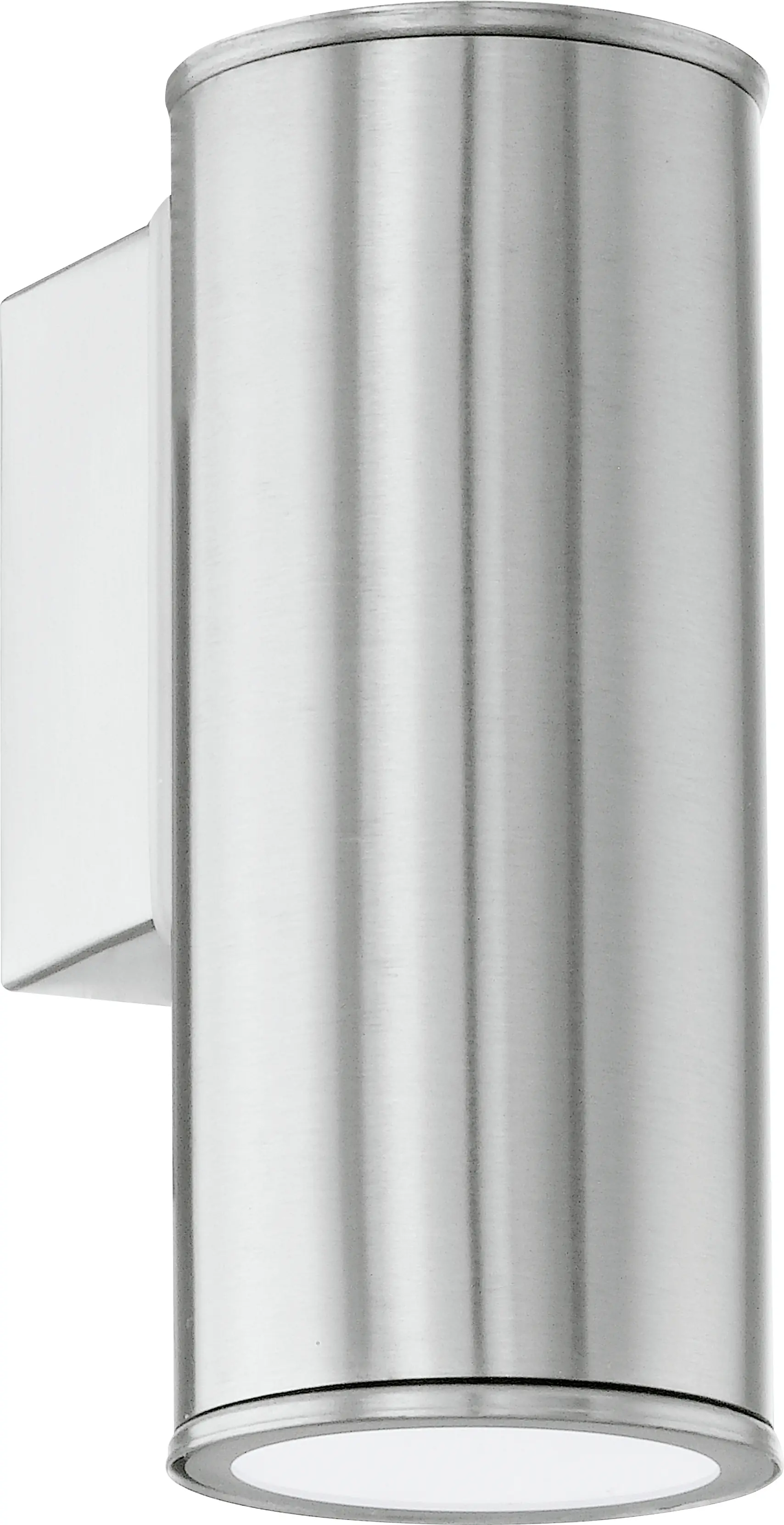 Eglo LED Außen-Wandleuchte Riga edelstahl 15 x 6,5 cm GU10