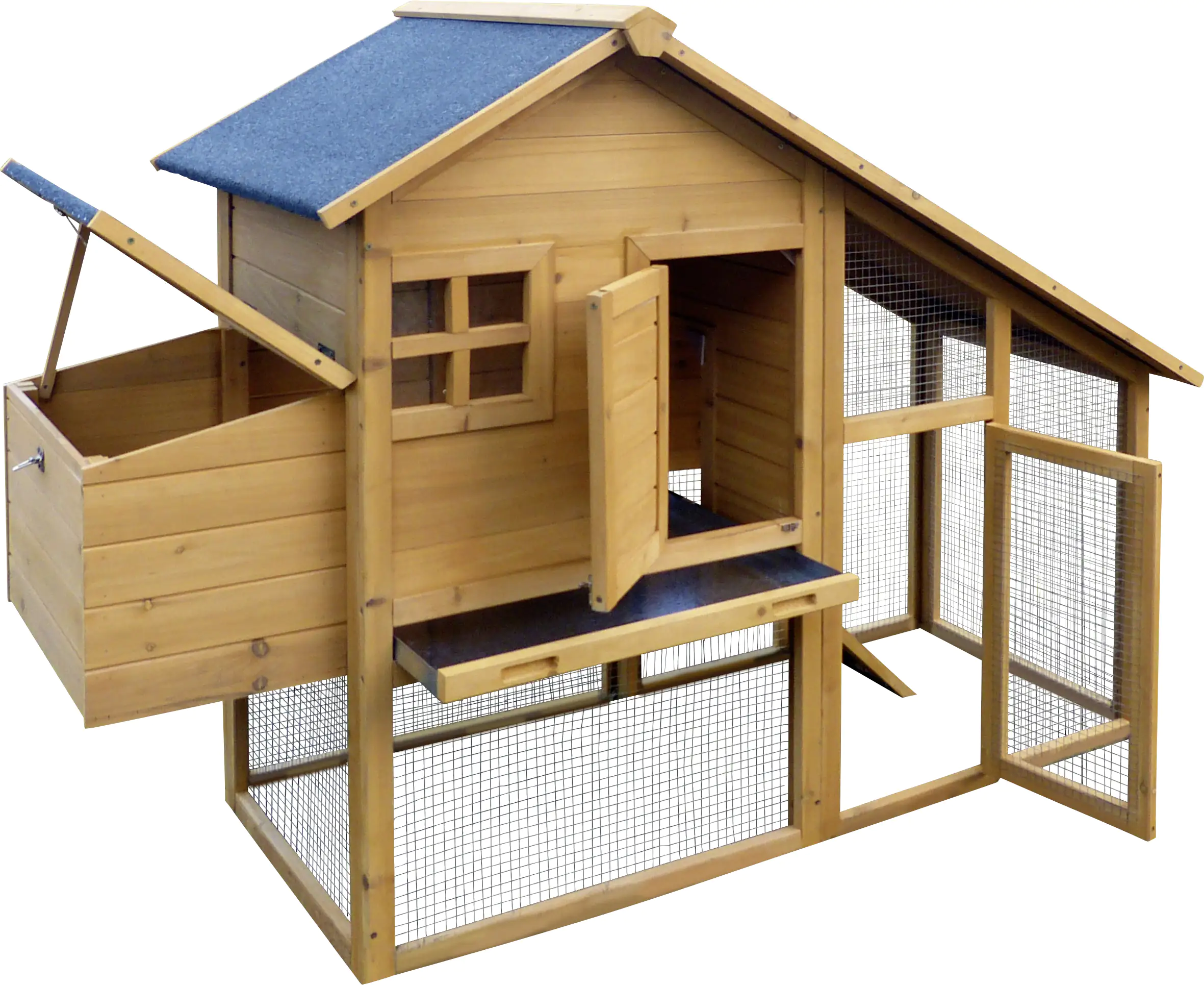 Dobar Doppelstöckiger Hühnerstall mit Außengehege