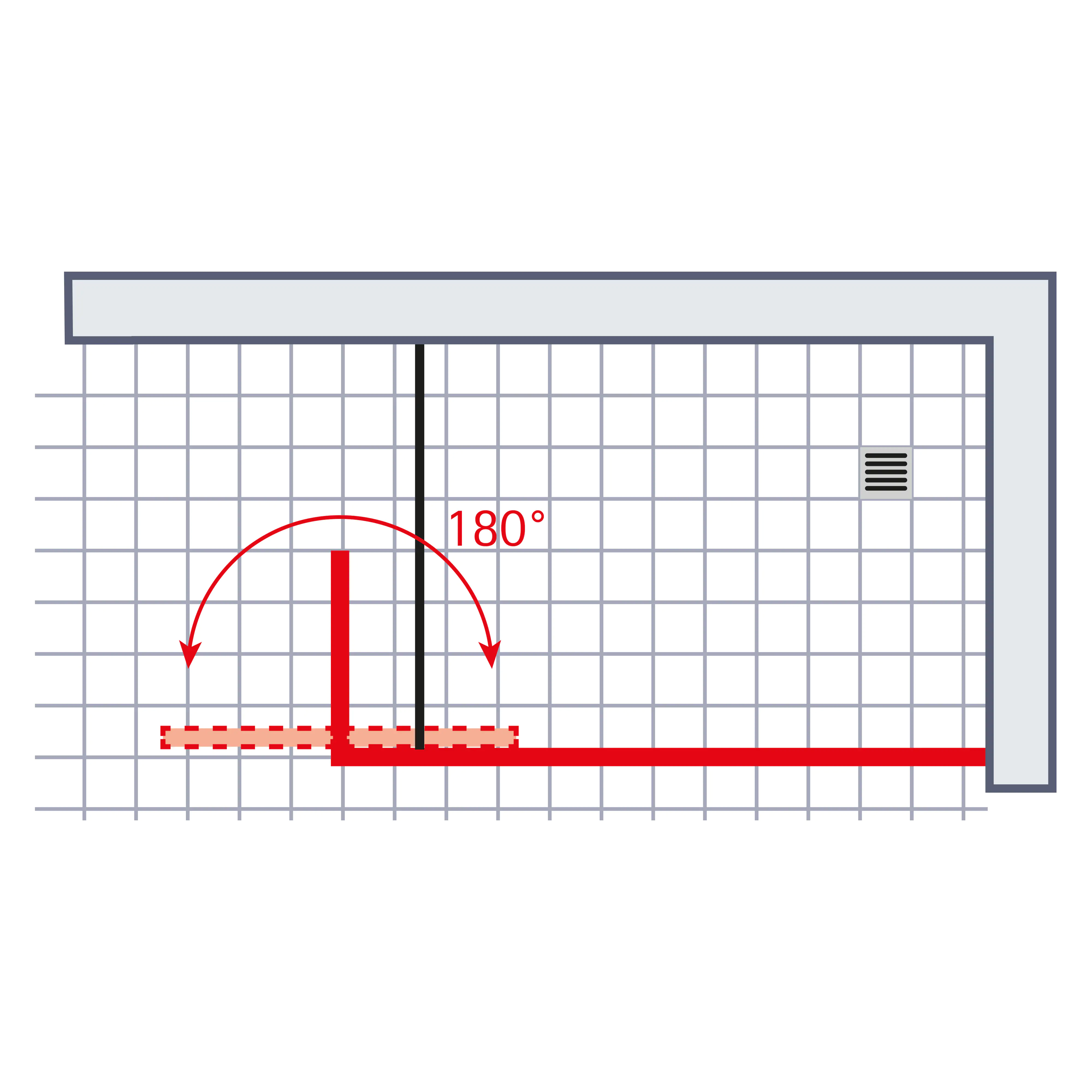 Schulte Walk In 90 x 40 x 200 cm MasterClass