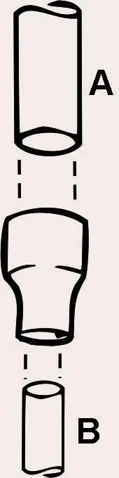 Cornat Reduziermuffe Ø 22 / Ø 18 mm