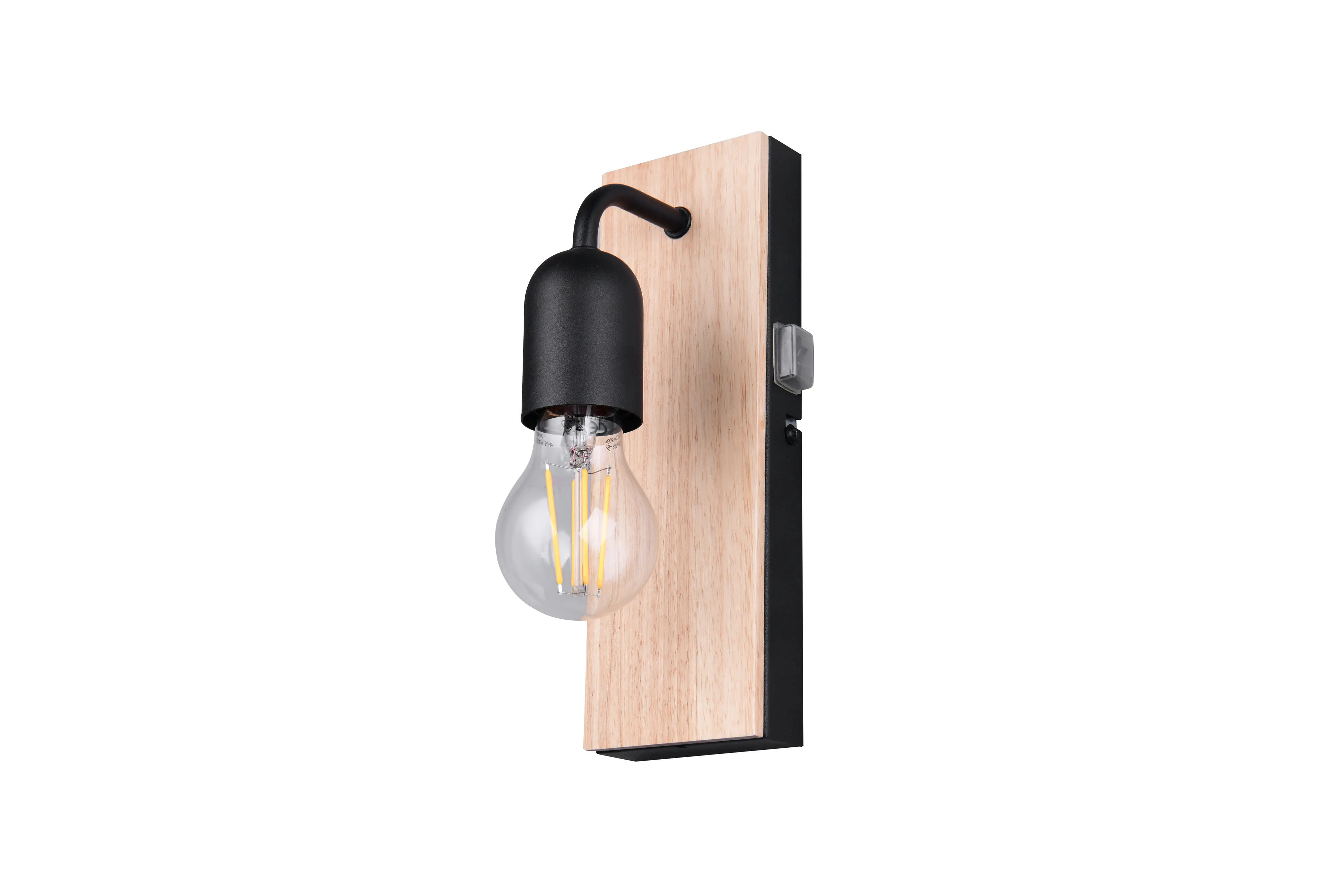 Trio Wandleuchte Artturo holzfarbig E27