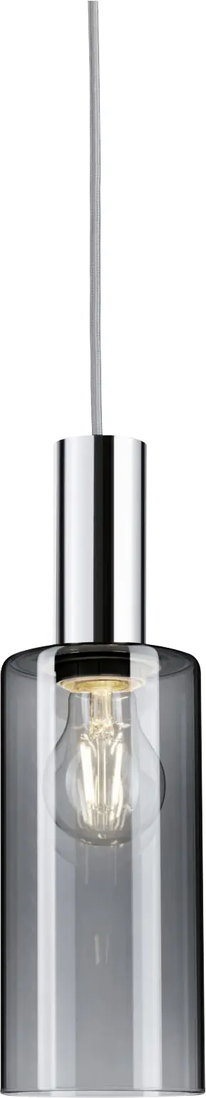 Paulmann URail Lampenschirm Raja 2Easy Rauchglas 10 x 21 cm 