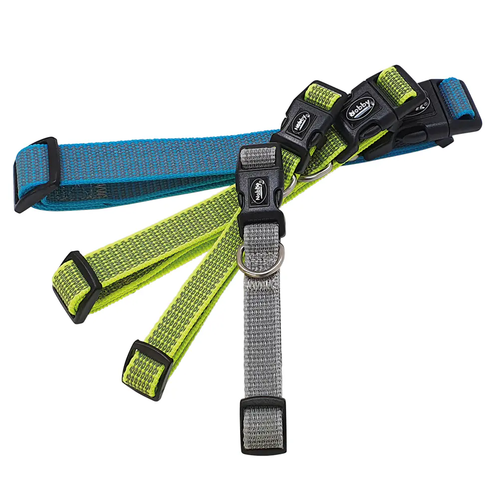 Nobby Halsband Full Reflect hellblau M-L