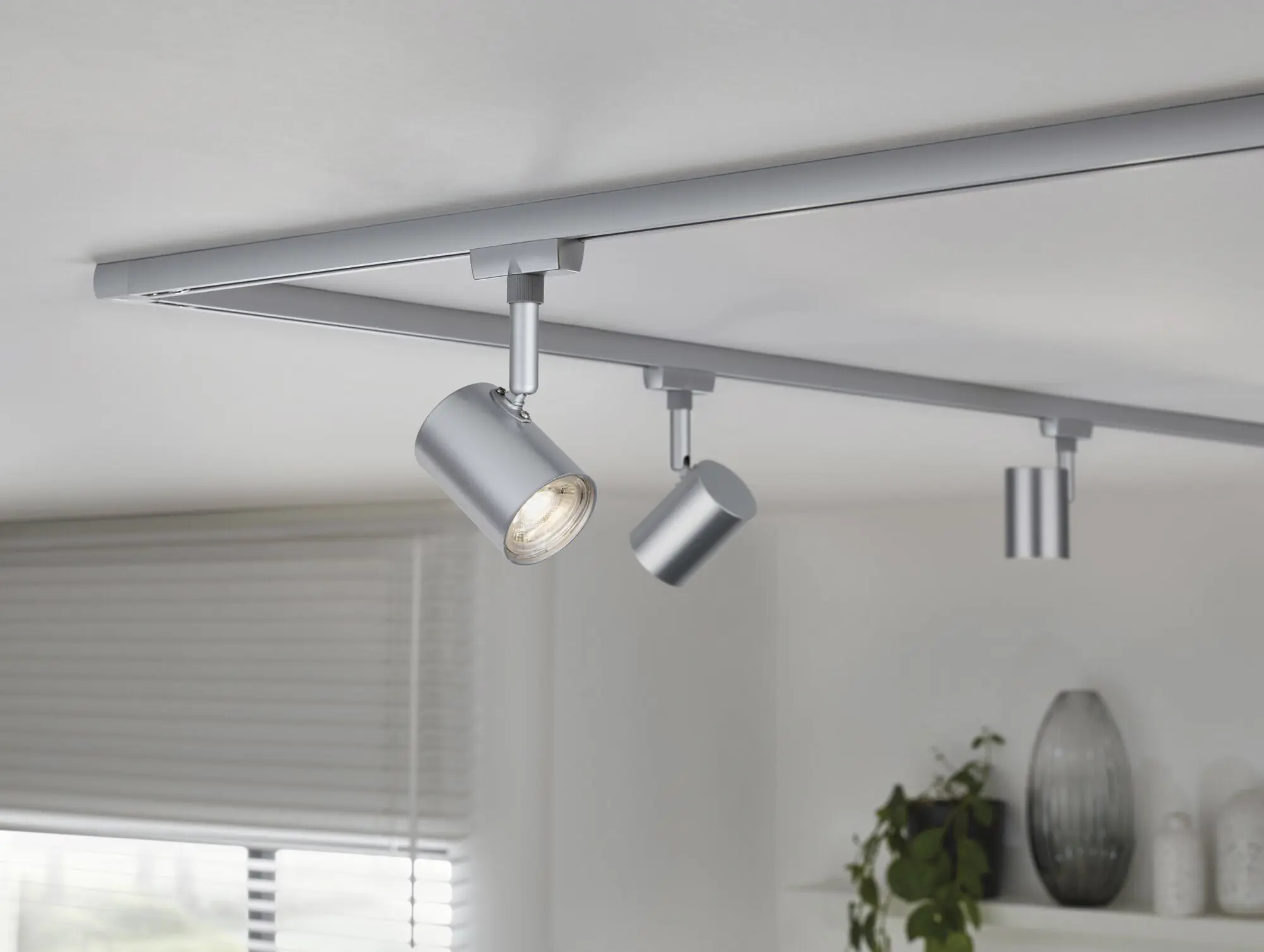 Paulmann URail LED Einzelspot Limba chrom matt warmweiß