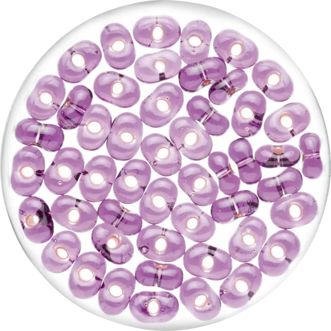 Glorex Farfalle Silbereinzug 6,5 mm 17 g, lila