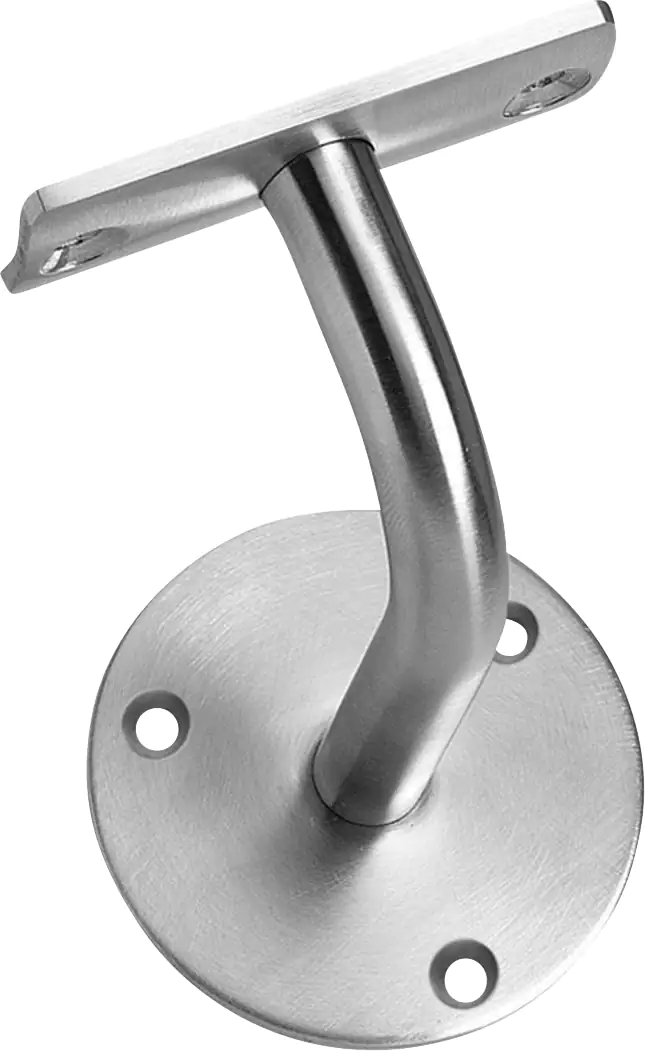 Intersteel Geländerhalter Edelstahl gebürstet mit Schraublöcher und Auflage