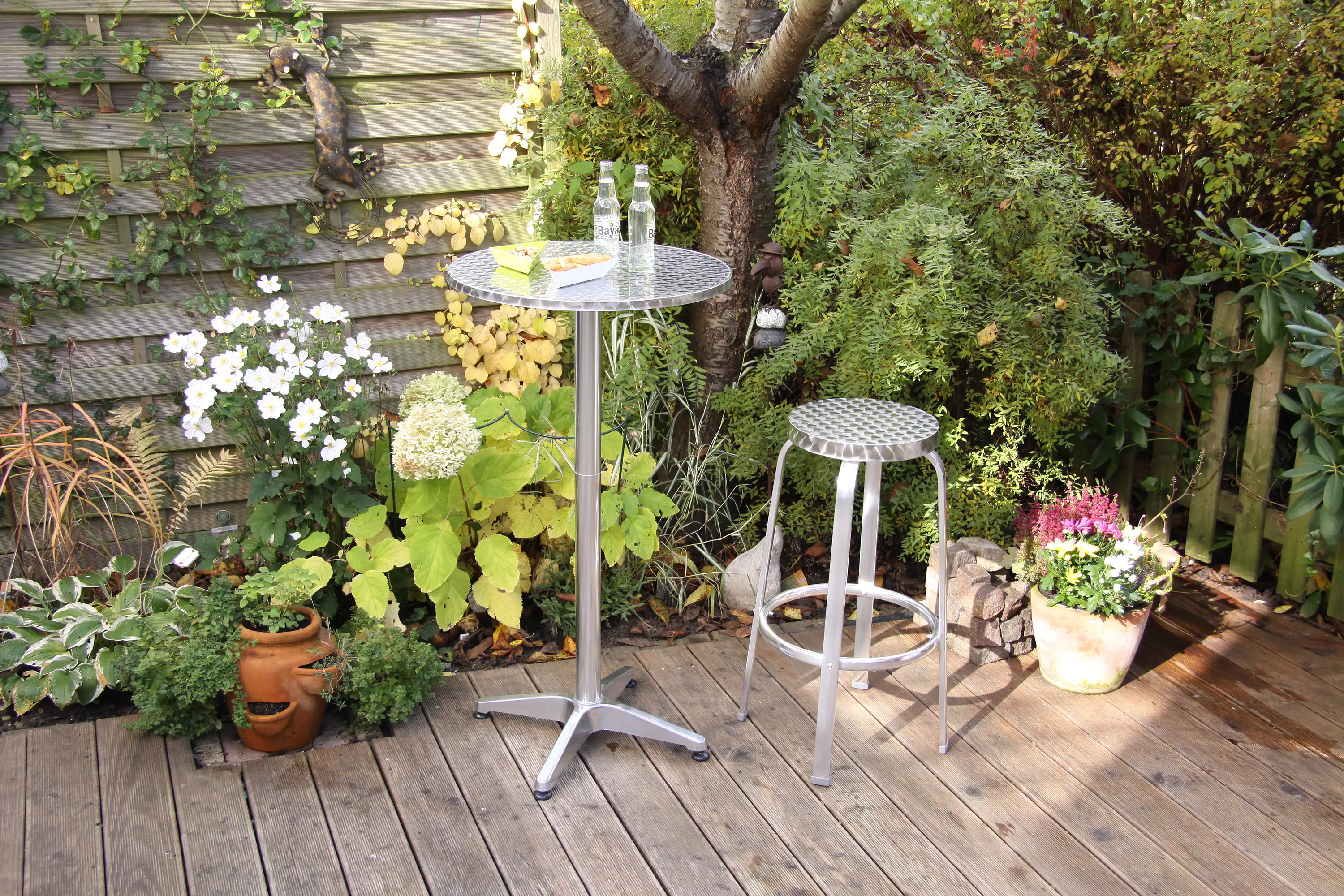 4013556565752_02 Acamp Stehtisch Le Mans Ø 60 x 70/110 cm