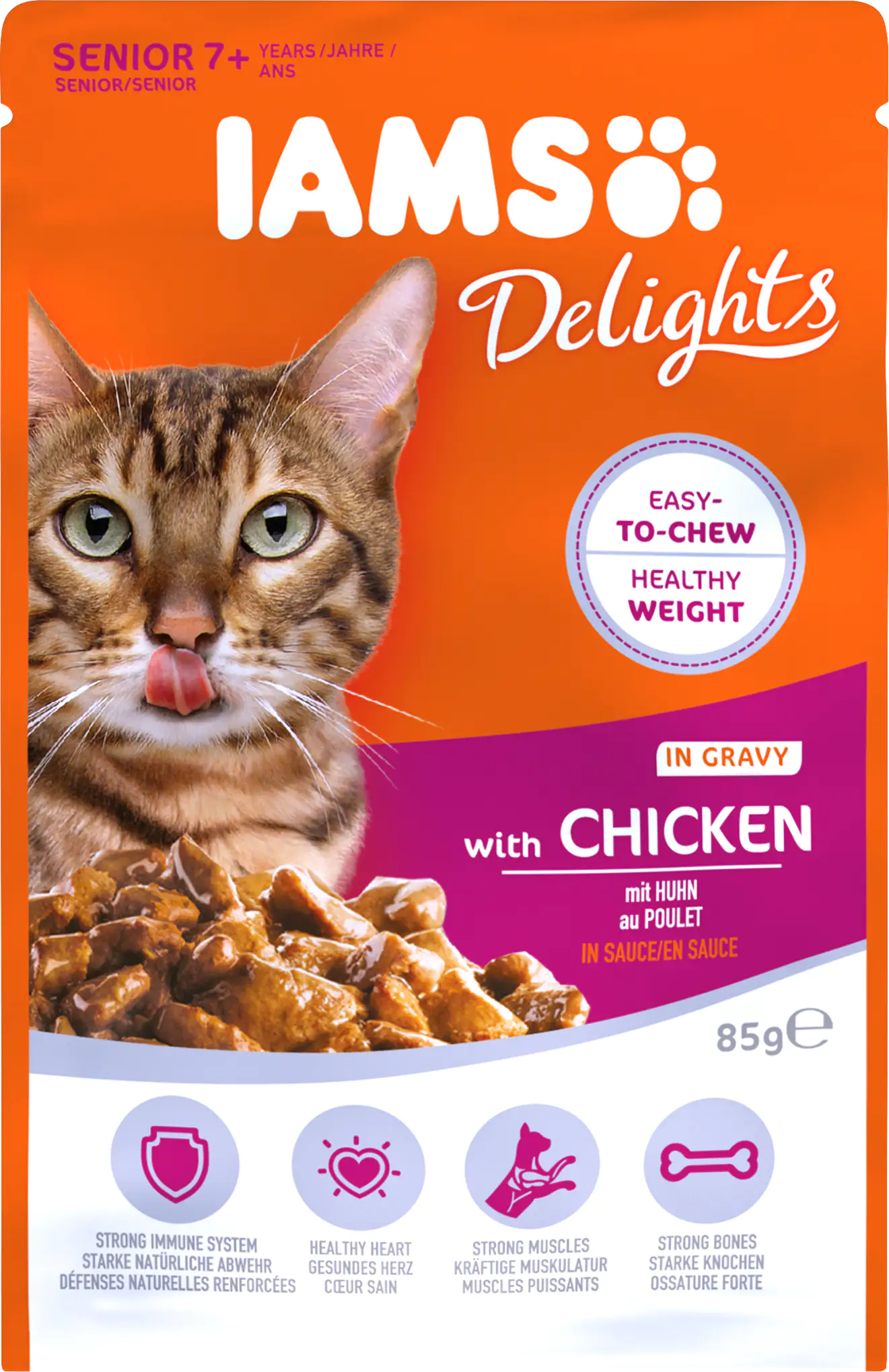 IAMS Delights Sen Huhn in Sauce 85g 85g