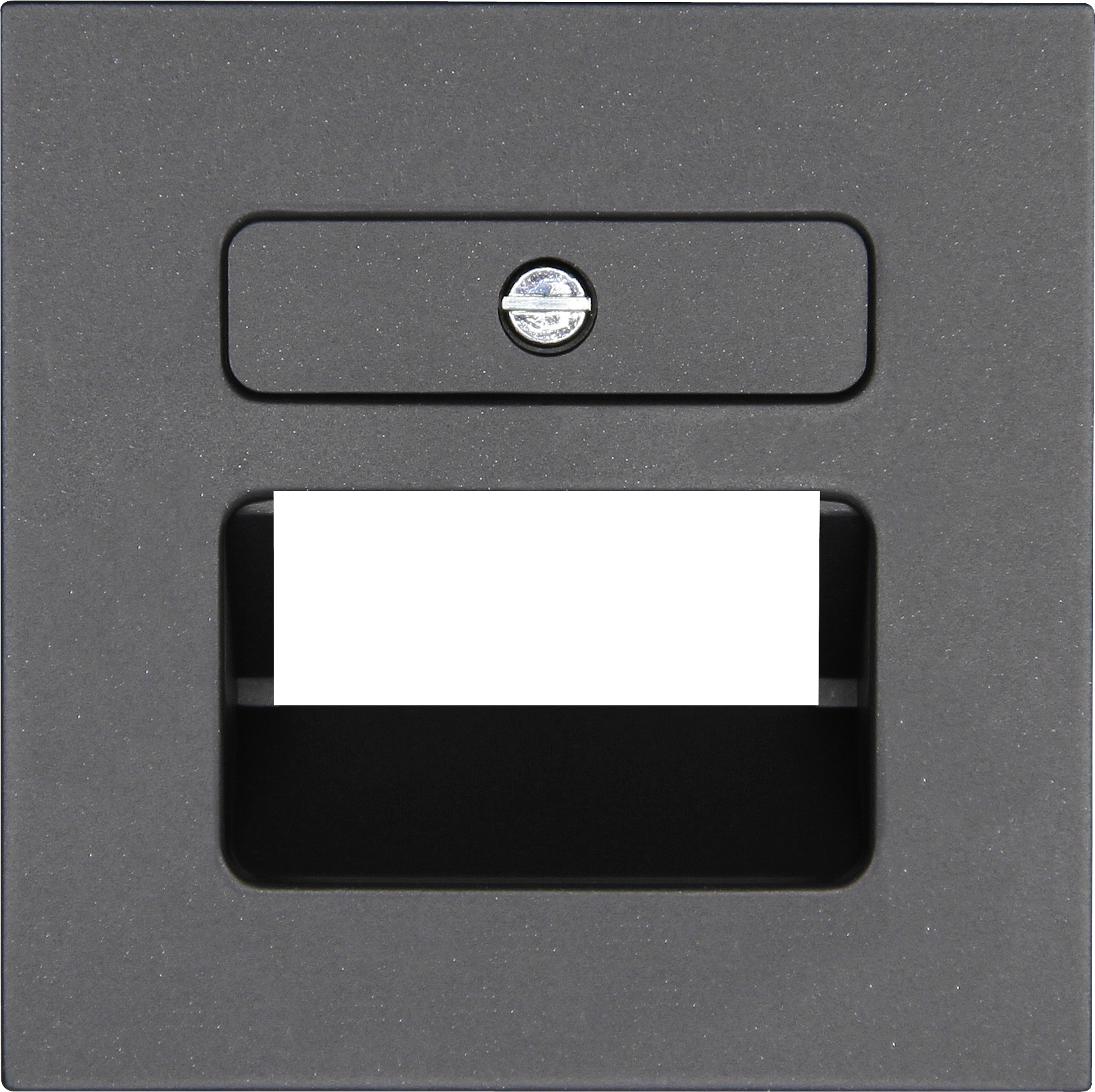 Kopp UAE-Abdeckung für 1-2 Anschlüsse Athenis, anthrazit, 371715181