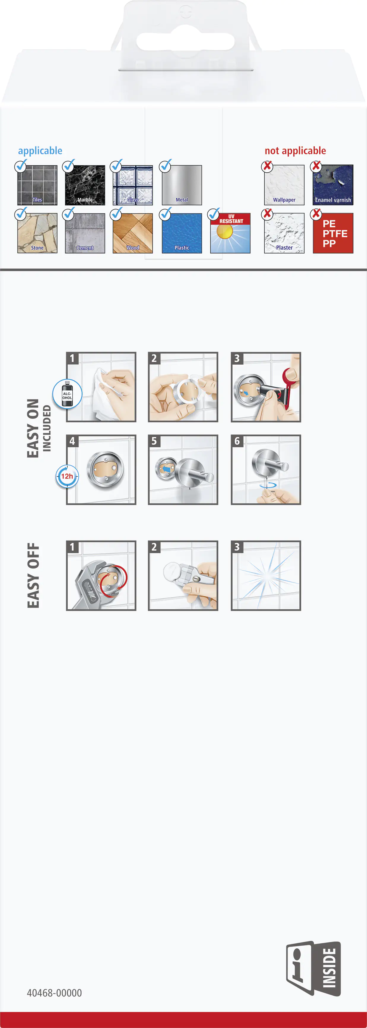 tesa WC-Bürstengarnitur Exxcellent Metall und Milchglas, chrom/weiß tesa WC-Bürstengarnitur Exxcellent Metall und Milchglas, chrom/weiß