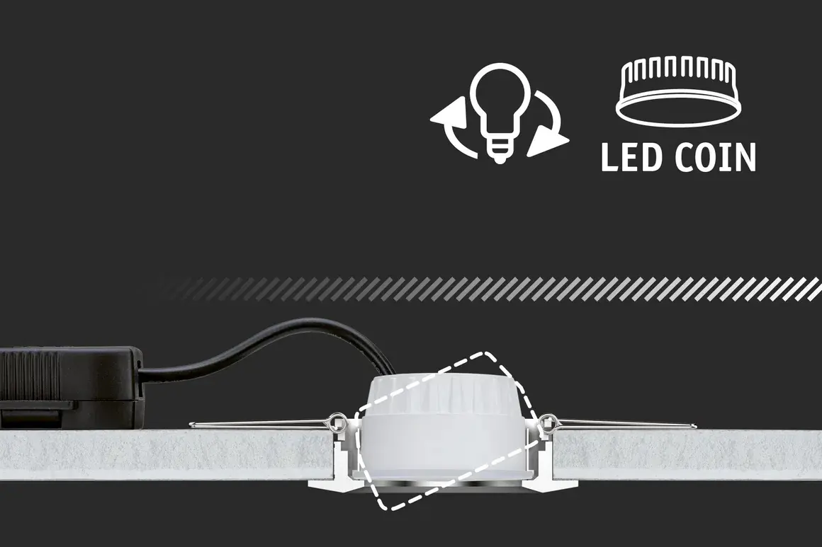 Paulmann LED-Einbauleuchte ZigBee satin dimmbar 