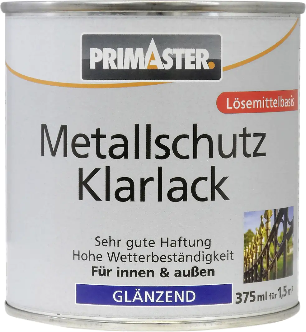 Primaster Metallschutzklarlack 375 ml glänzend