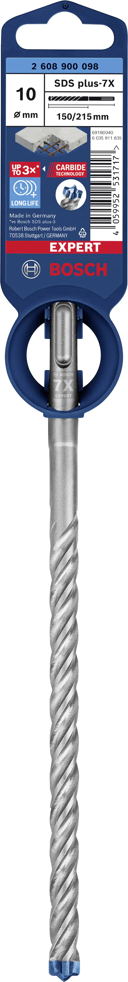 Bosch Expert SDS plus-7X Hammerbohrer Ø 10 mm Bosch Expert SDS plus-7X Hammerbohrer Ø 10 mm