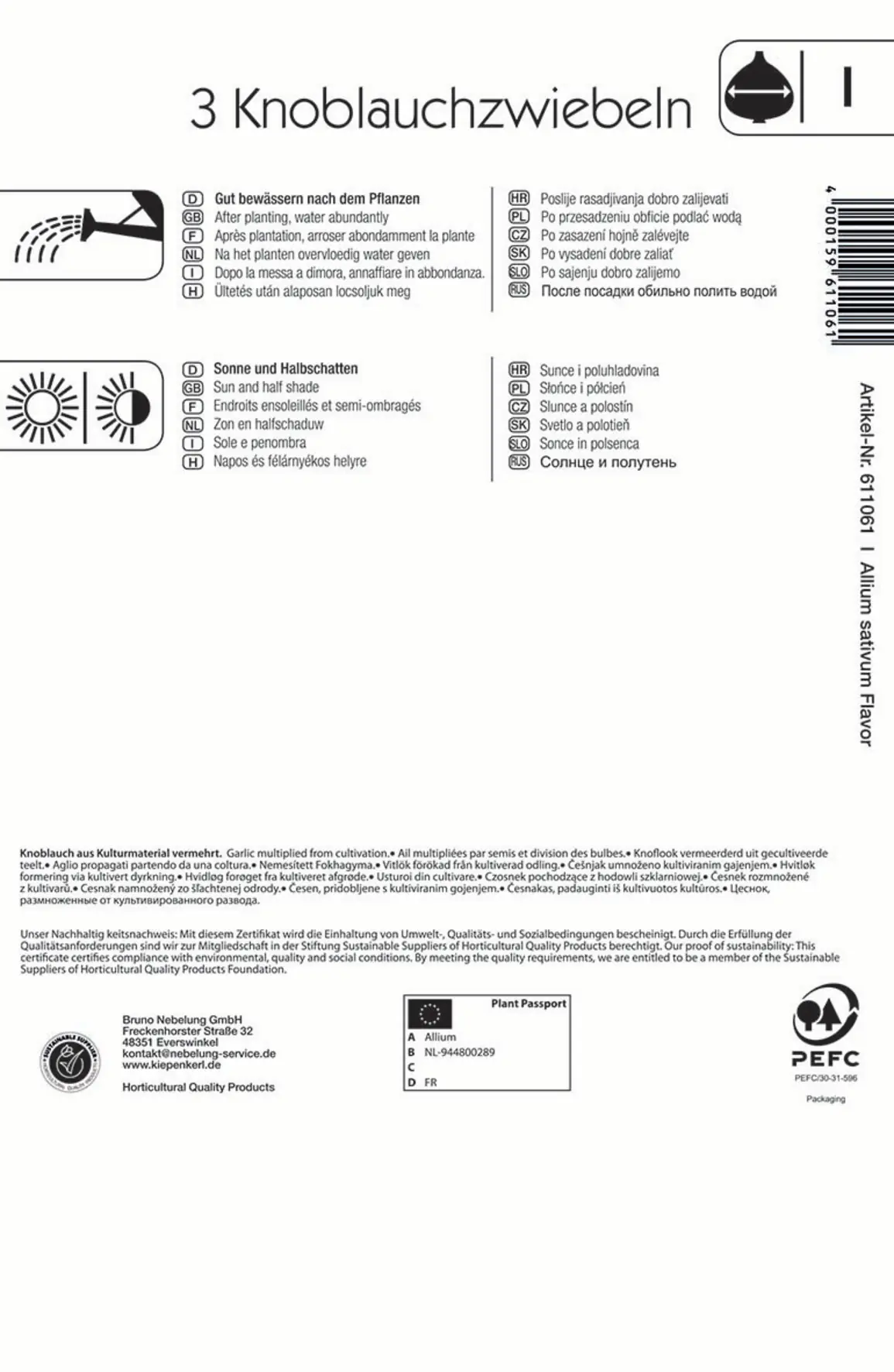 Kiepenkerl Knoblauch Flavor 3 Stück