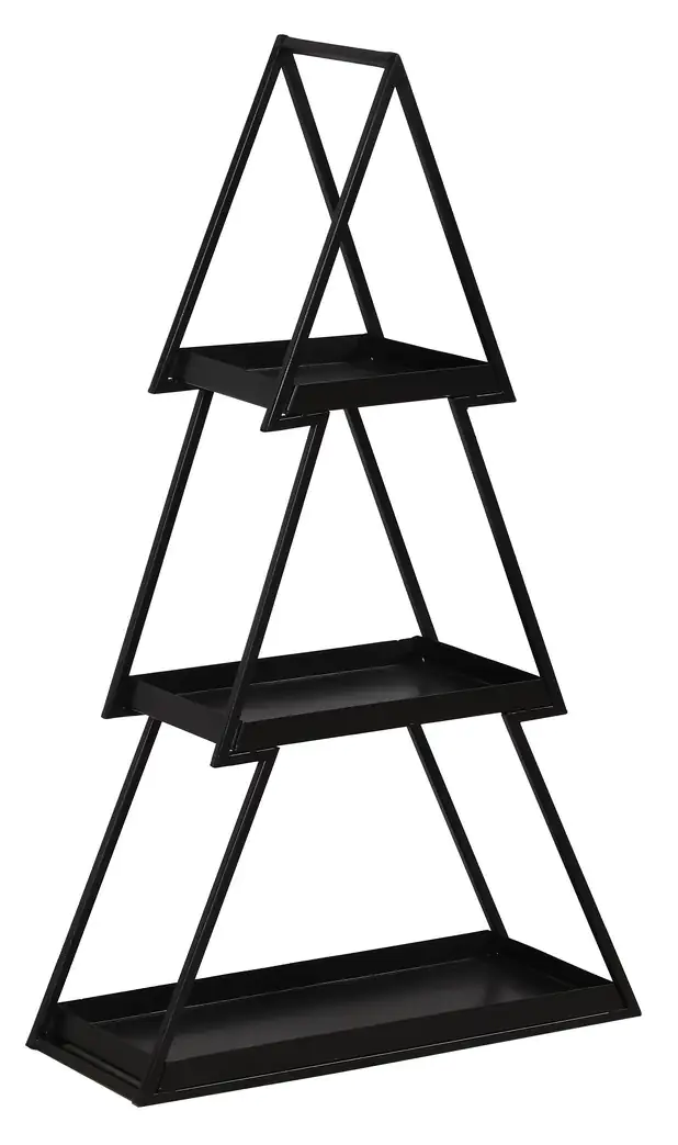 TrendLine Deko Metallregal Tannenbaum 68 x 40 x 15 cm schwarz TrendLine Deko Metallregal Tannenbaum 68 x 40 x 15 cm schwarz