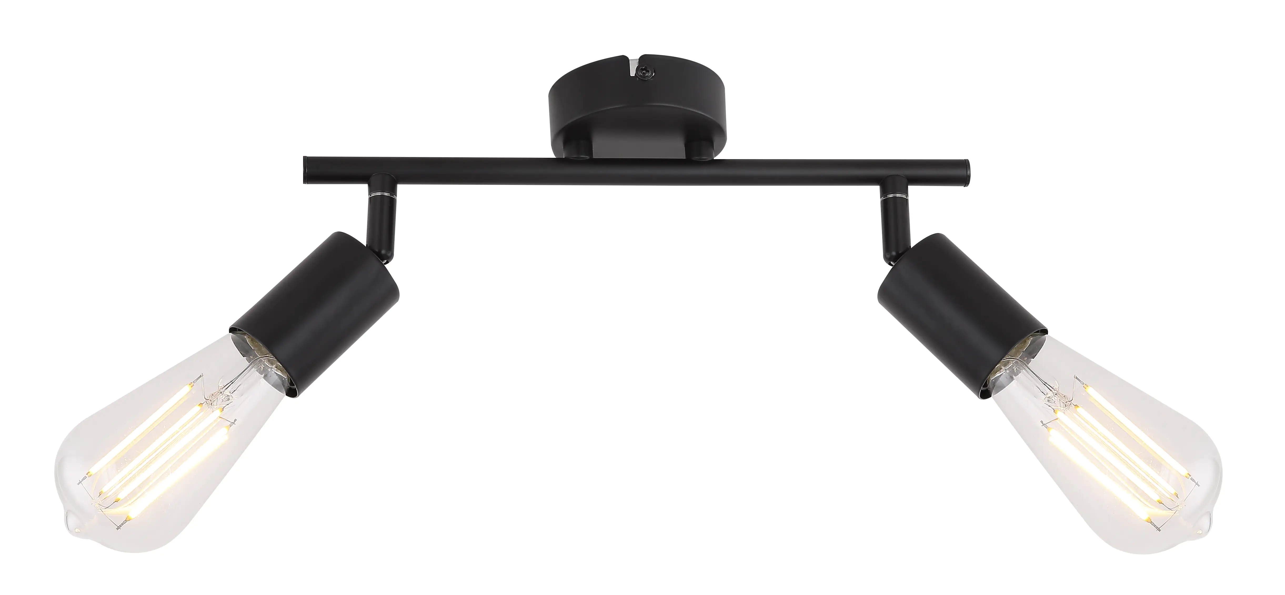 9007371395934 Globo 2er Spot Martha schwarz 30 x 8 cm E27, max. 60 W