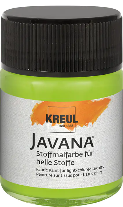 Kreul Javana Stoffmalfarbe für helle Stoffe maigrün 50 ml
