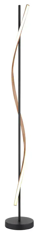 Globo Stehleuchte Watkins 20 x 150,7 cm Ø x H schwarz warmweiß