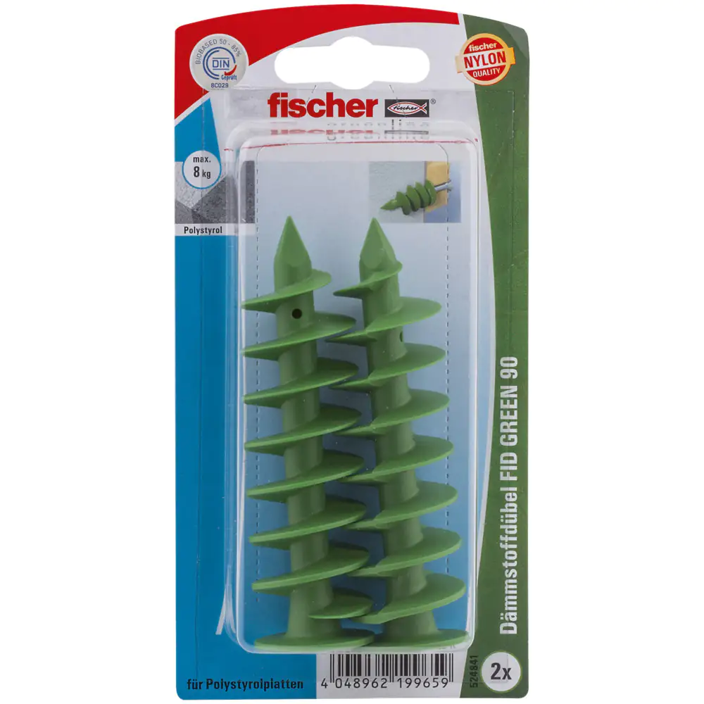 Fischer Dämmstoffdübel FID green 6.0 x 90 mm - 2 Stück