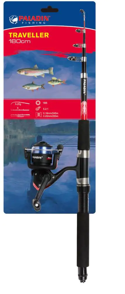 Paladin Angelset Forelle Barsch Länge: 180 cm Paladin Angelset Forelle Barsch Länge: 180 cm