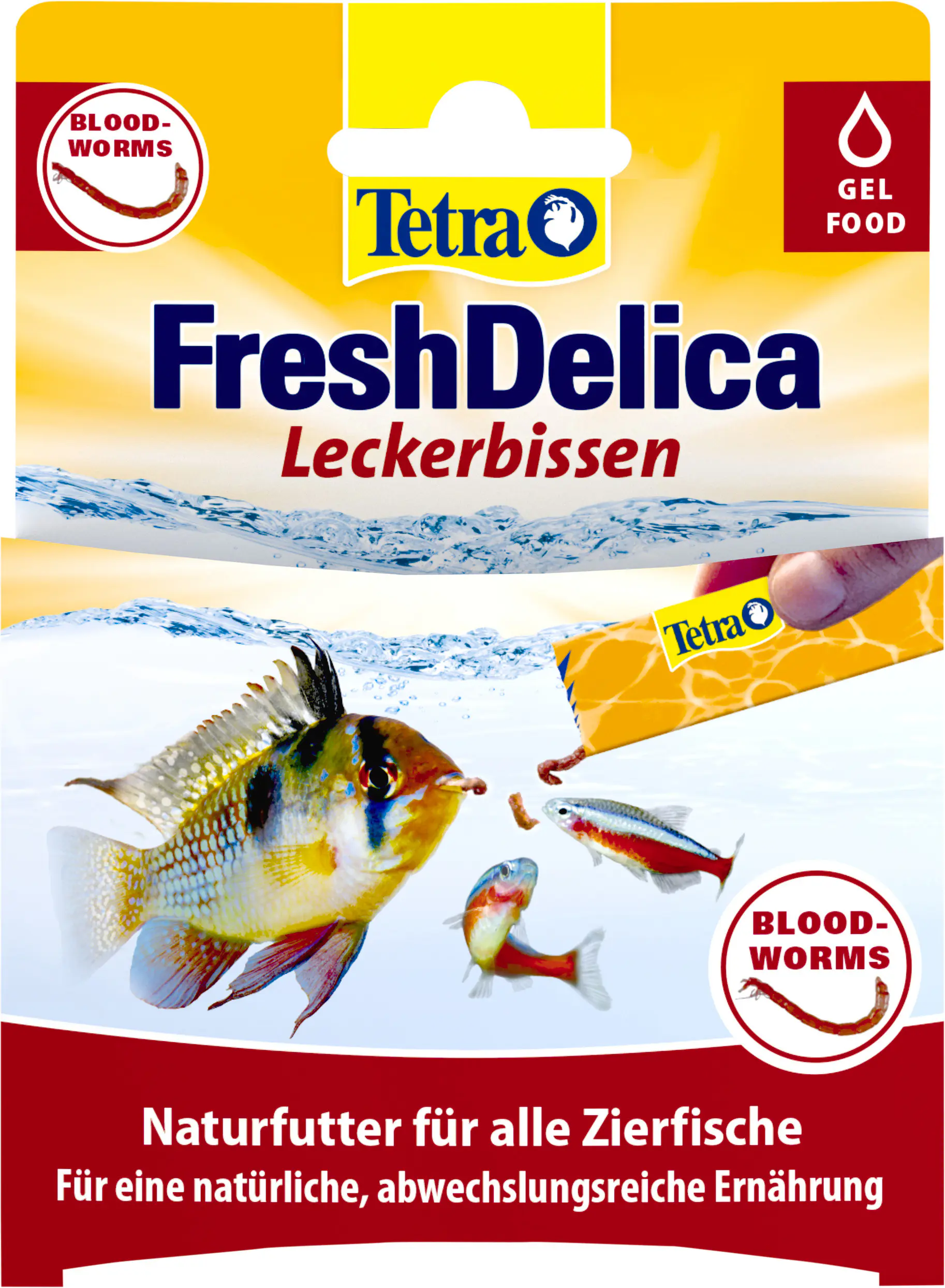 Tetra Fischfutter FreshDelica Mückenlarven 48 g