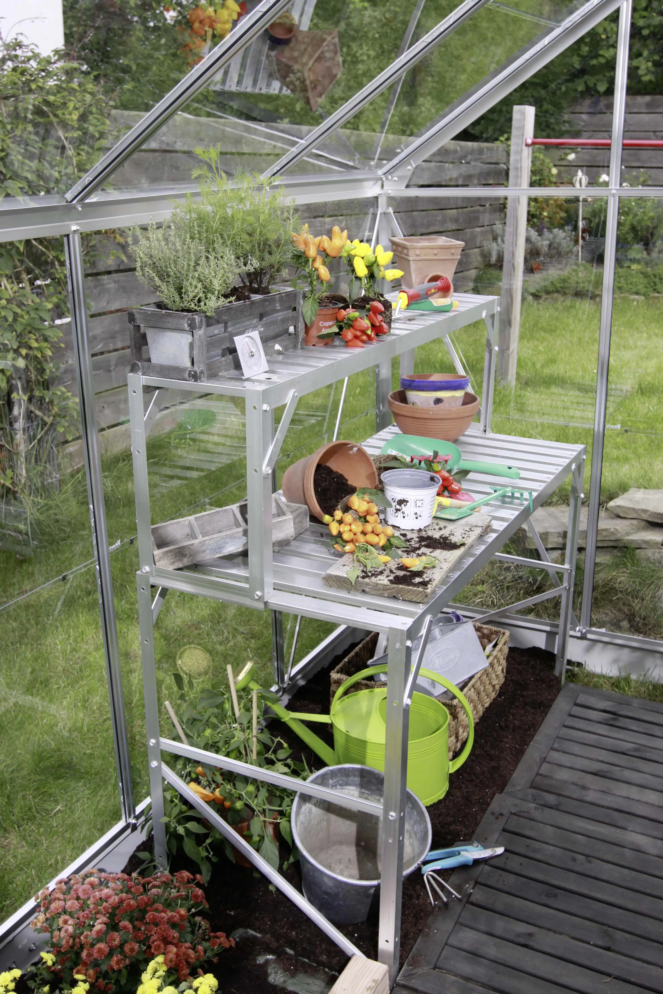 Vitavia Alu-Tischaufsatz 121 x 28 x 39 cm aluminium