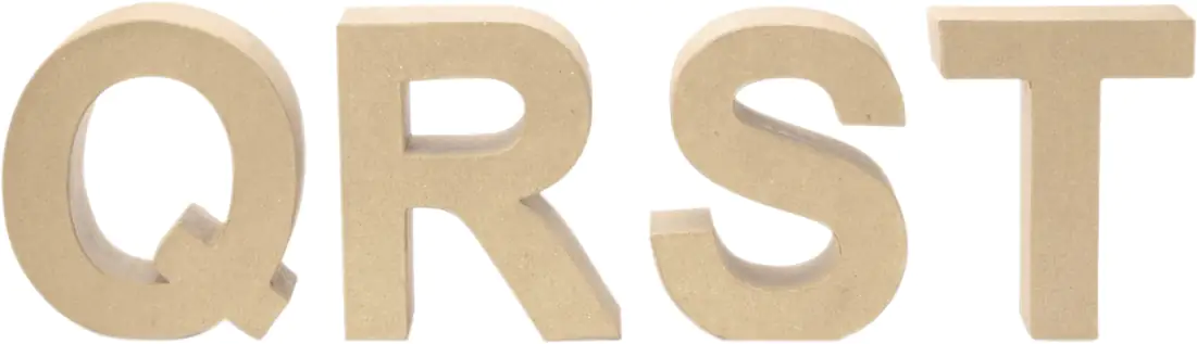 7610877466149 Glorex Papp-Buchstabe Q 17,5 x 5,5 cm