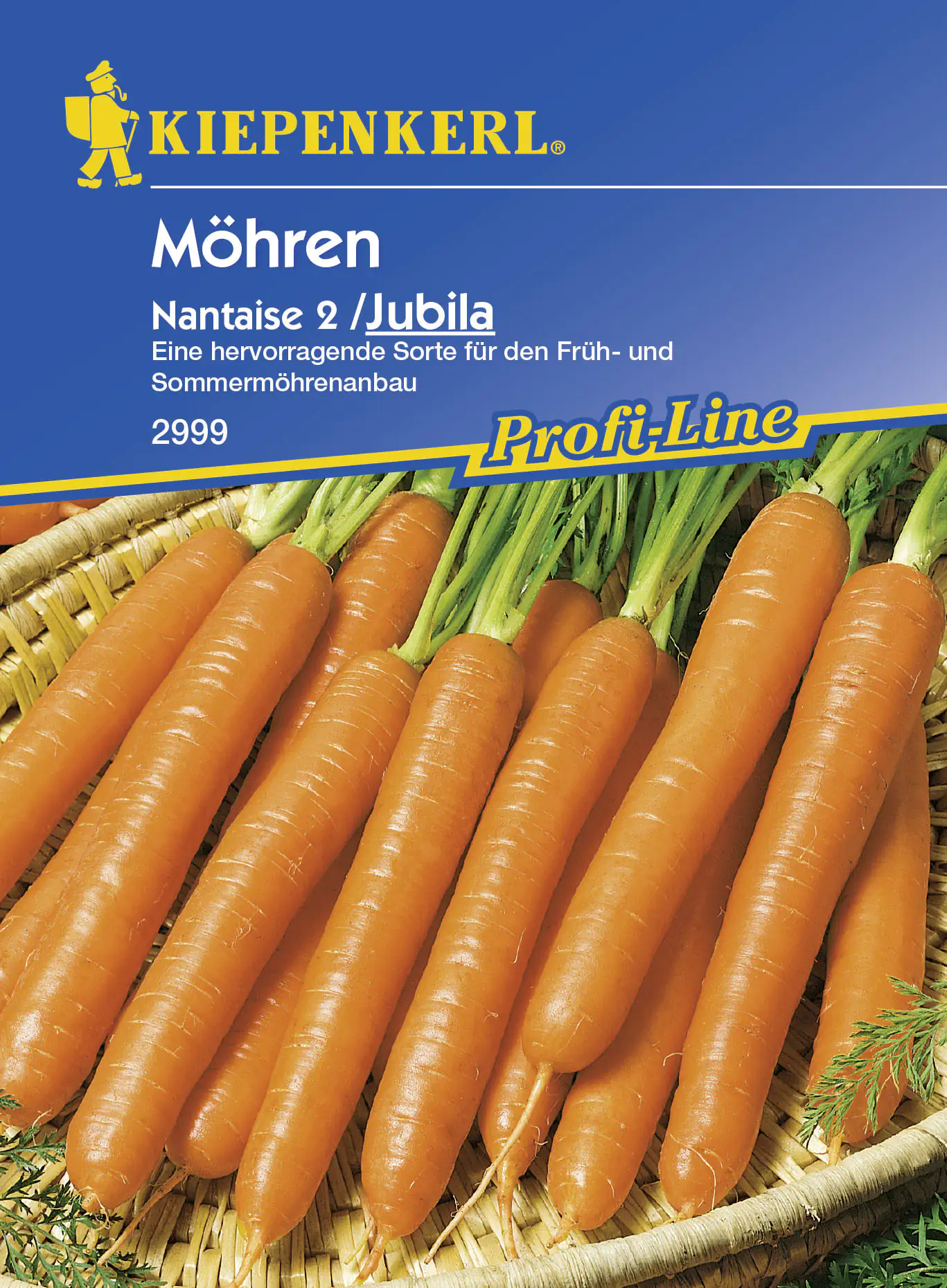 Kiepenkerl Möhre Nantaise 2 Jubila Daucus carota ssp. sativus, Inhalt: ca. 6 lfd. Meter