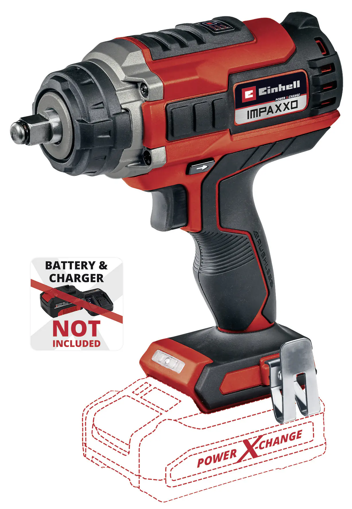 Einhell Akku-Schlagschrauber Impaxxo 18/400 Solo 18 V Einhell Akku-Schlagschrauber Impaxxo 18/400 Solo 18 V