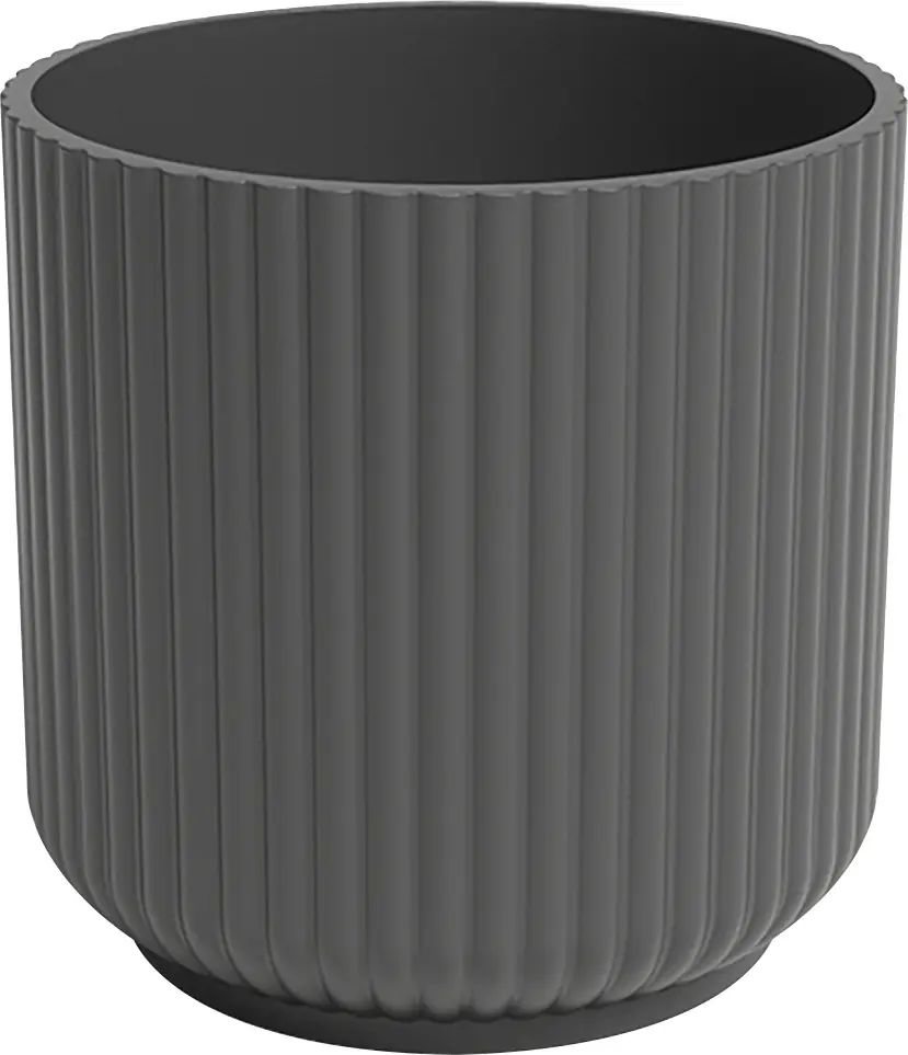 Artevasi Übertopf Luna Keramik anthrazit matt Ø 12 x 11 cm 