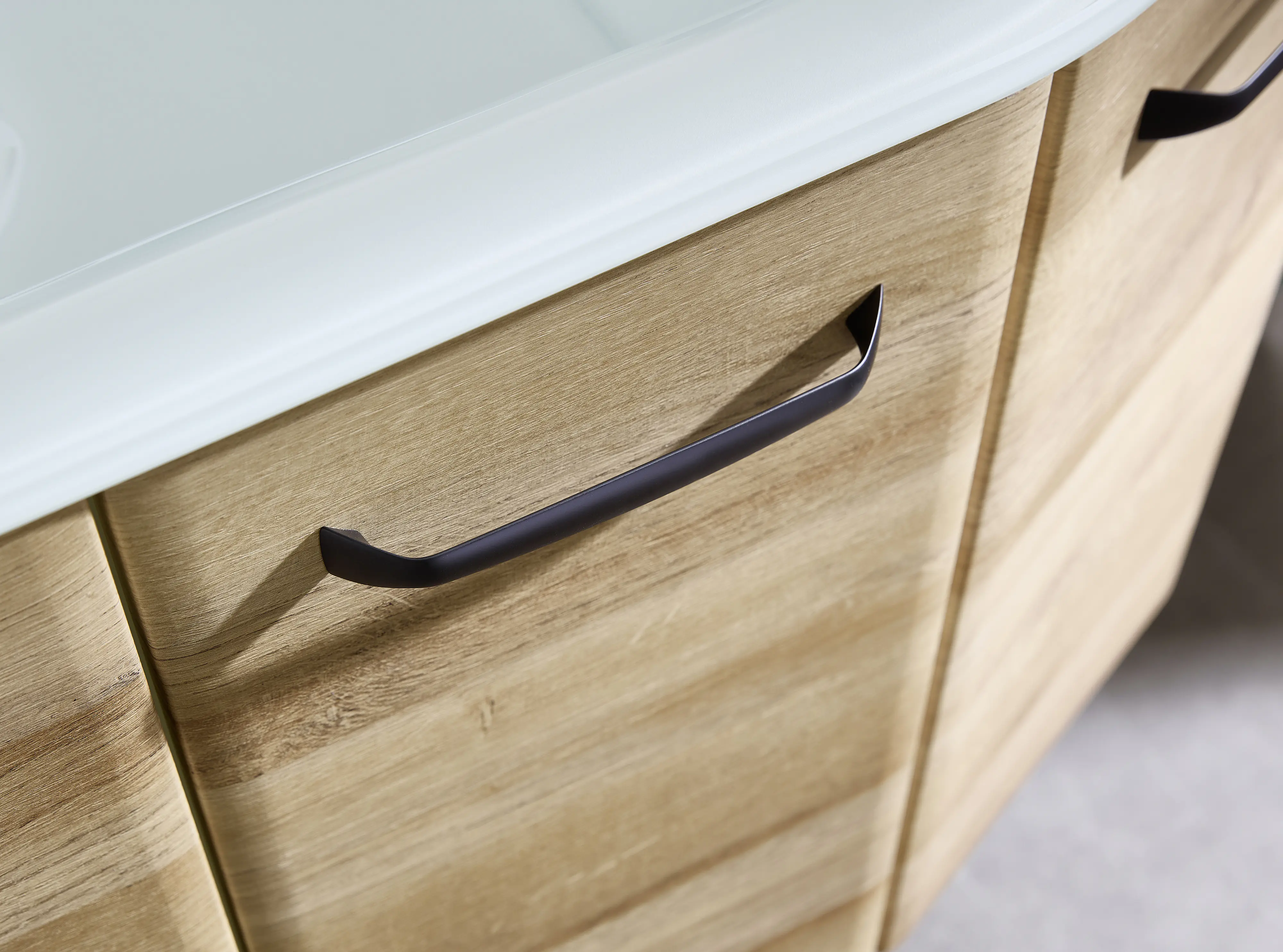 Pelipal Badmöbel-Set Aachen Riviera Eiche 112 cm