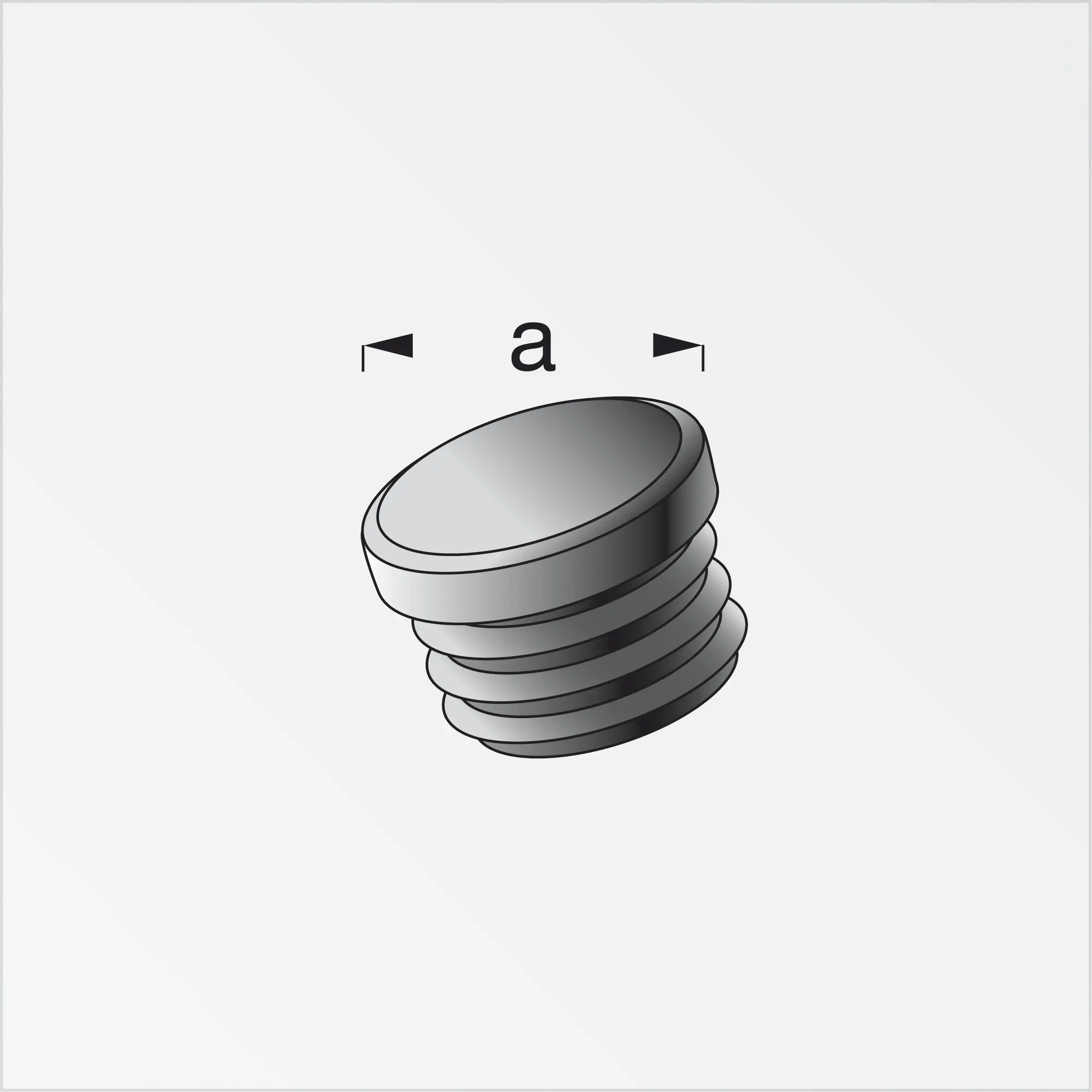 alfer Lamellenstopfen, rund 19.5 mm 19.5 mm PVC (Kunststoff) glatt schwarz alfer Lamellenstopfen, rund 19.5 mm 19.5 mm PVC (Kunststoff) glatt schwarz