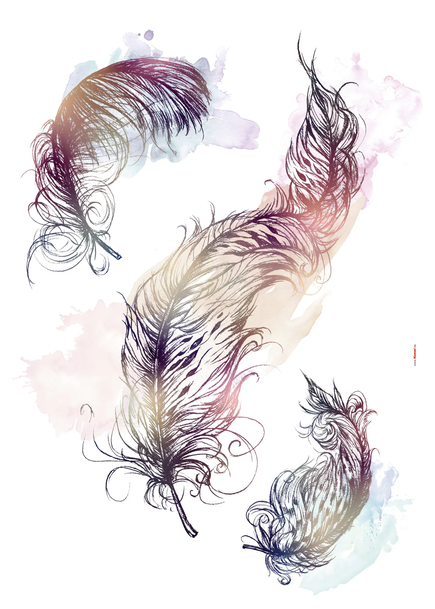 Komar Decosticker Inspiration 50 x 70 cm  