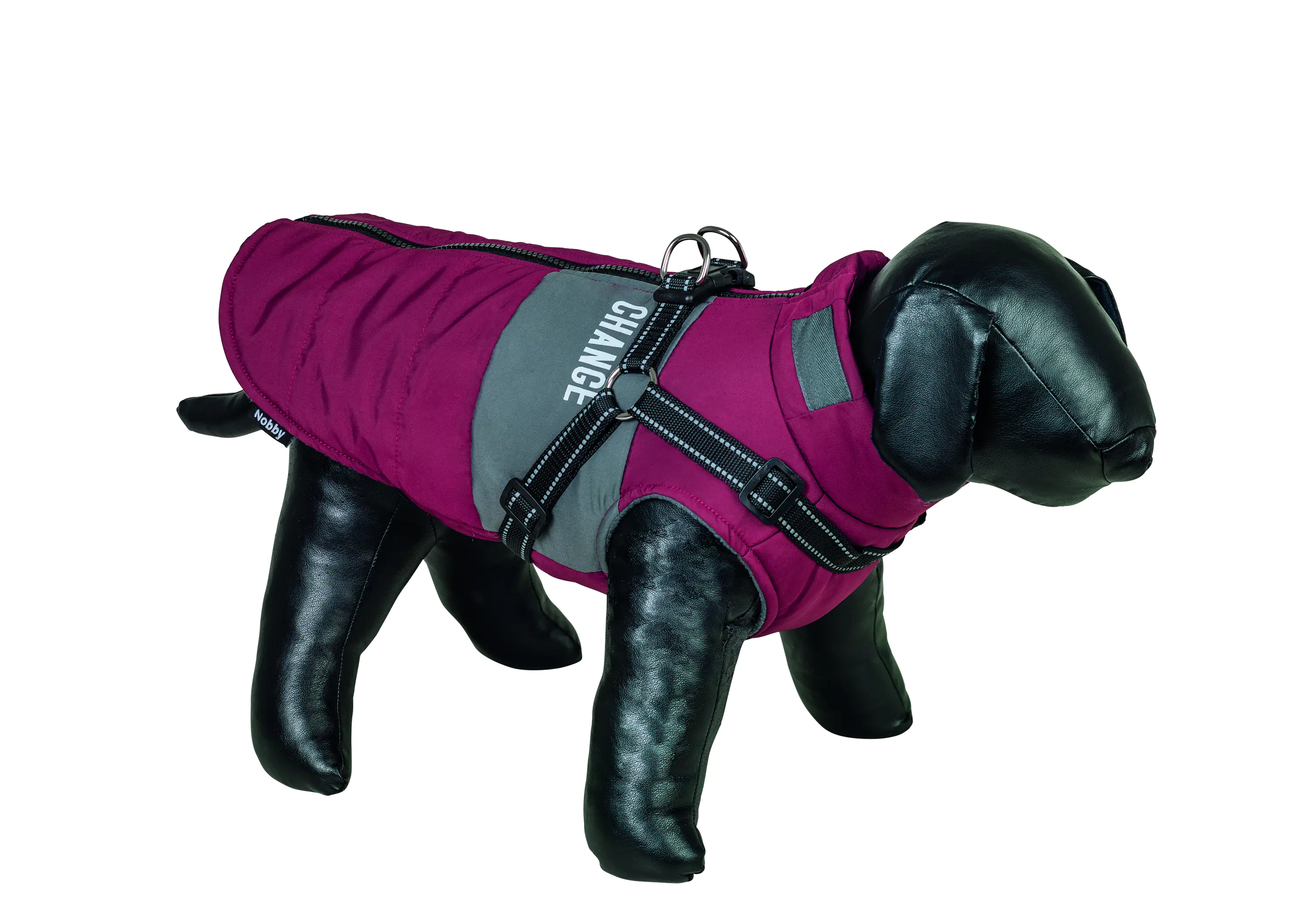 Nobby Hundemantel Change 2 in 1 bordeaux