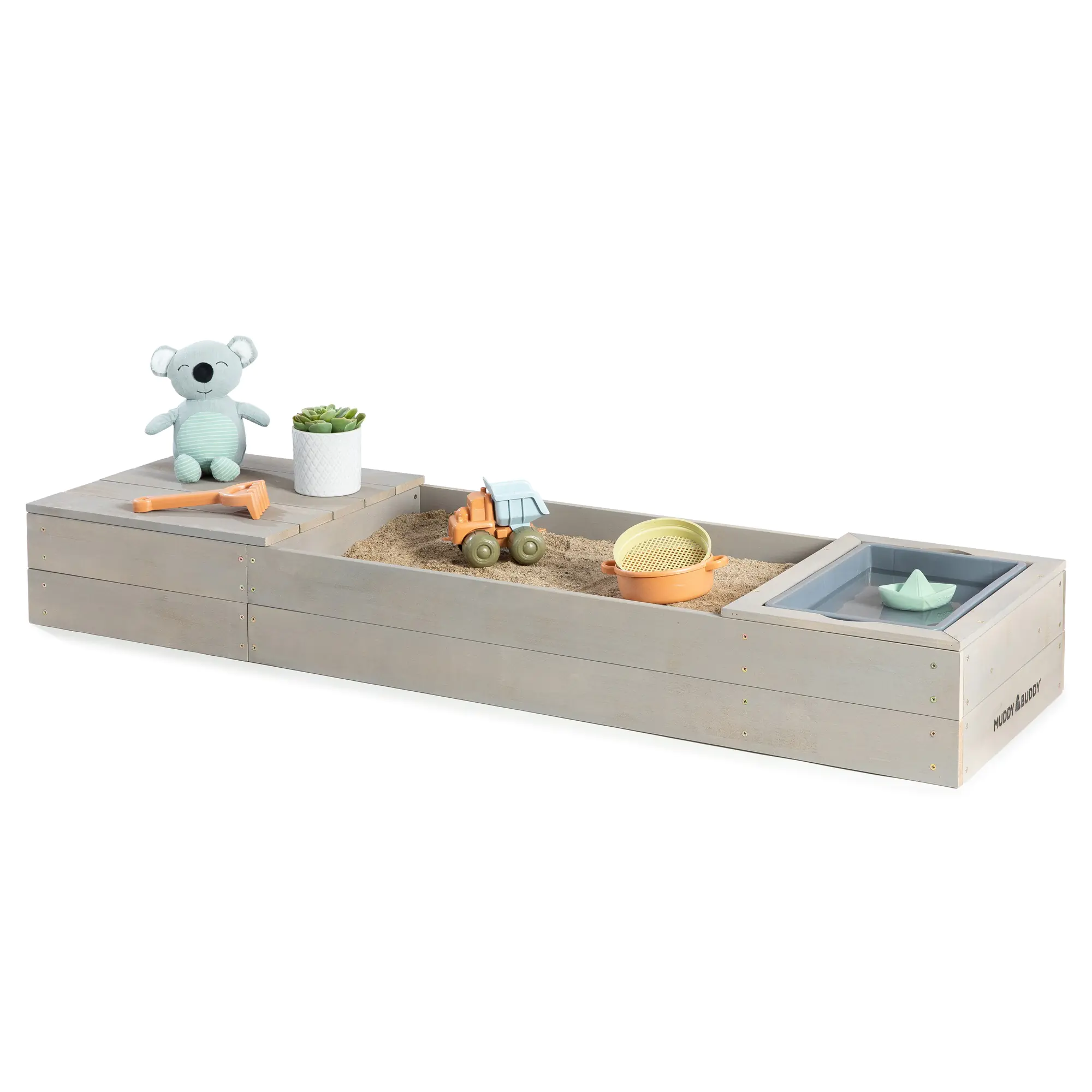Muddy Buddy Sandkasten Space Saver 150 x 45 x 20 cm Muddy Buddy Sandkasten Space Saver 150 x 45 x 20 cm