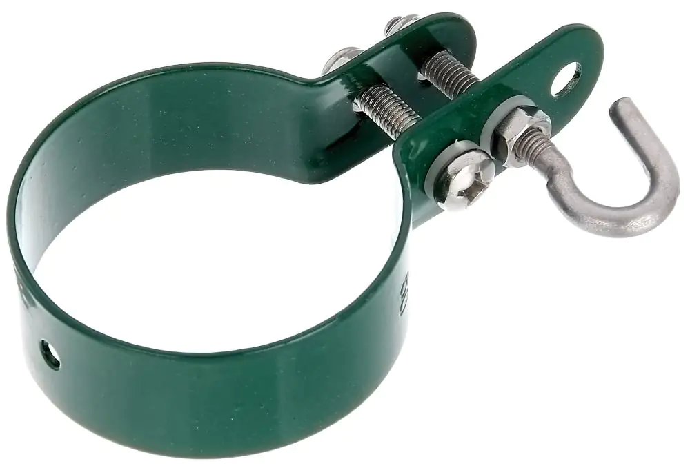 Alberts Schelle zur Befestigung von Geflechtspannstäben Ø 60 mm, grün