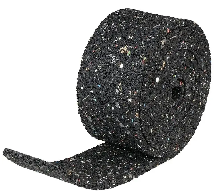 Kovalex Holzschutzunterlage 250 x 7,7 x 0,8 cm schwarz