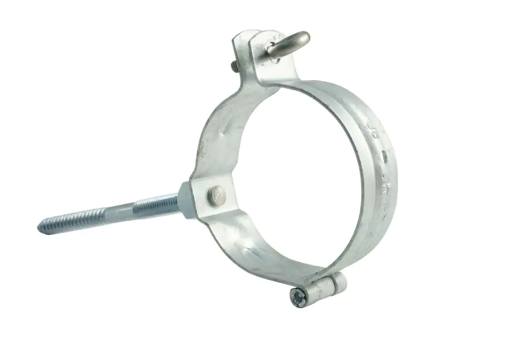 Marley Fallrohrschelle NW 80 mm, mit Gewindestift, verzinkt