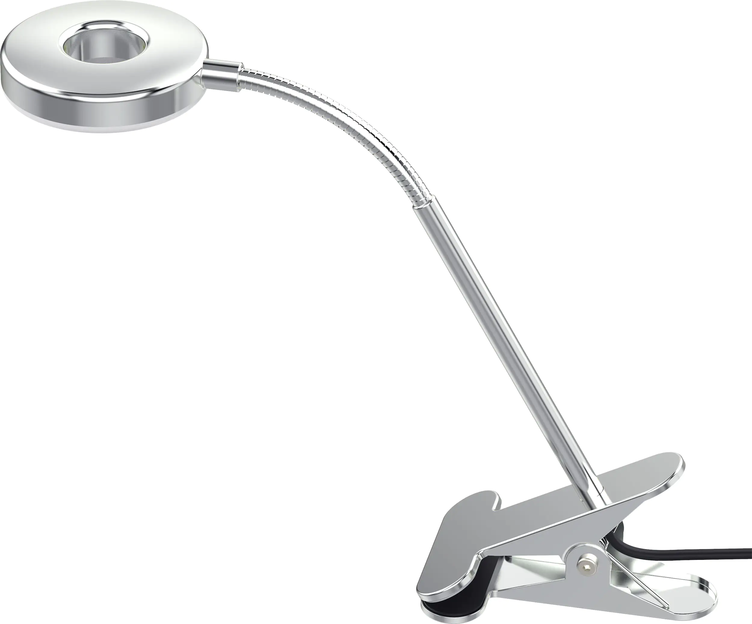 Müller Licht LED Klemmleuchte silber flexibel ausrichtbar