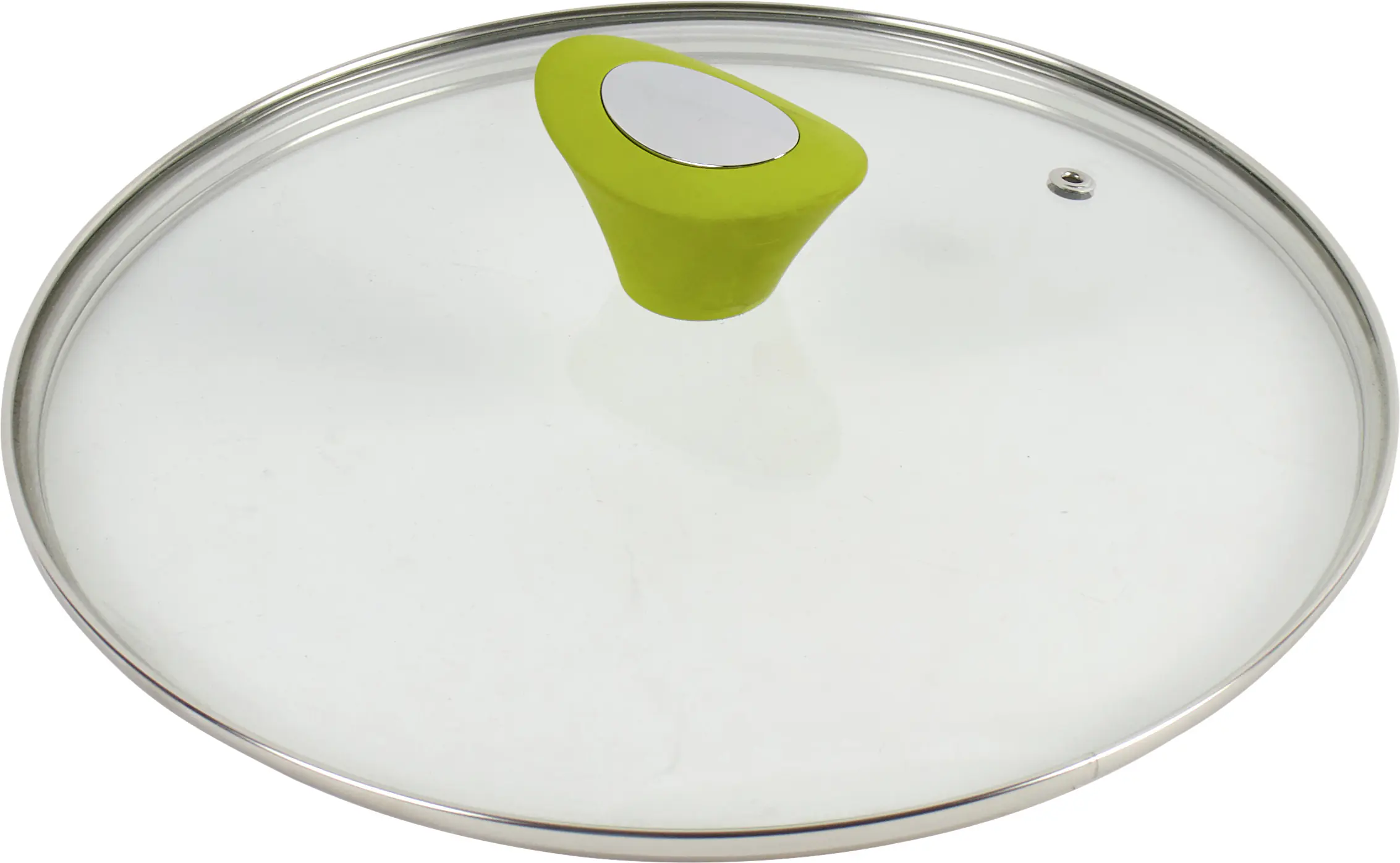 Broszio Pfannendeckel mit grünem Silikongriff Ø 26 cm